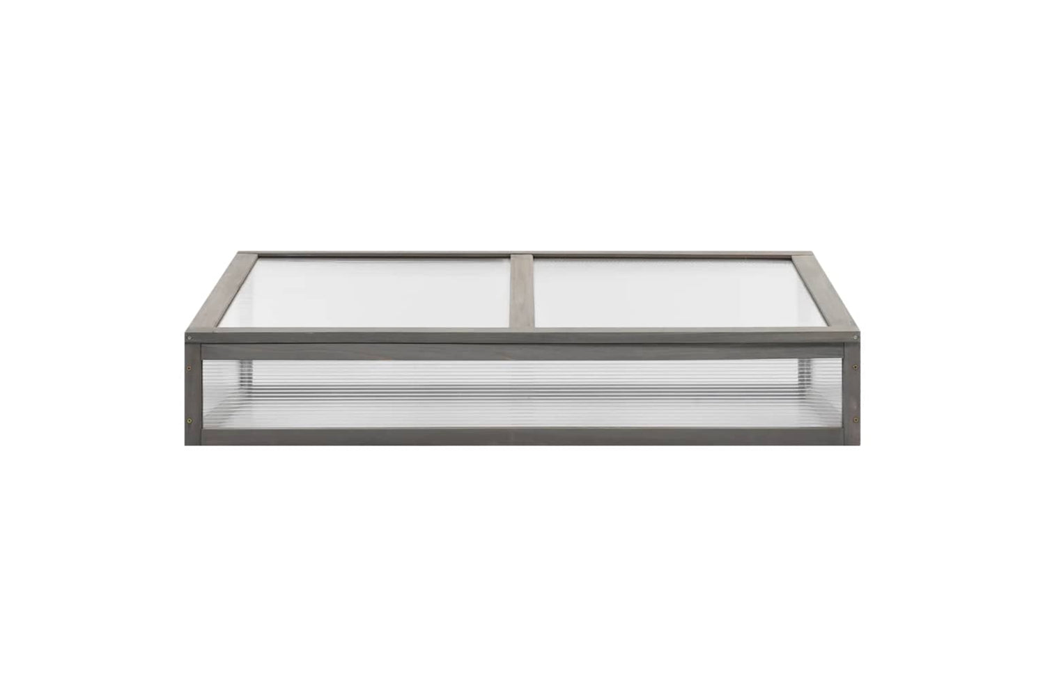 vidaXL 316472 Raised Bed With Greenhouse 110x54x120cm Solid Fir Wood-9
