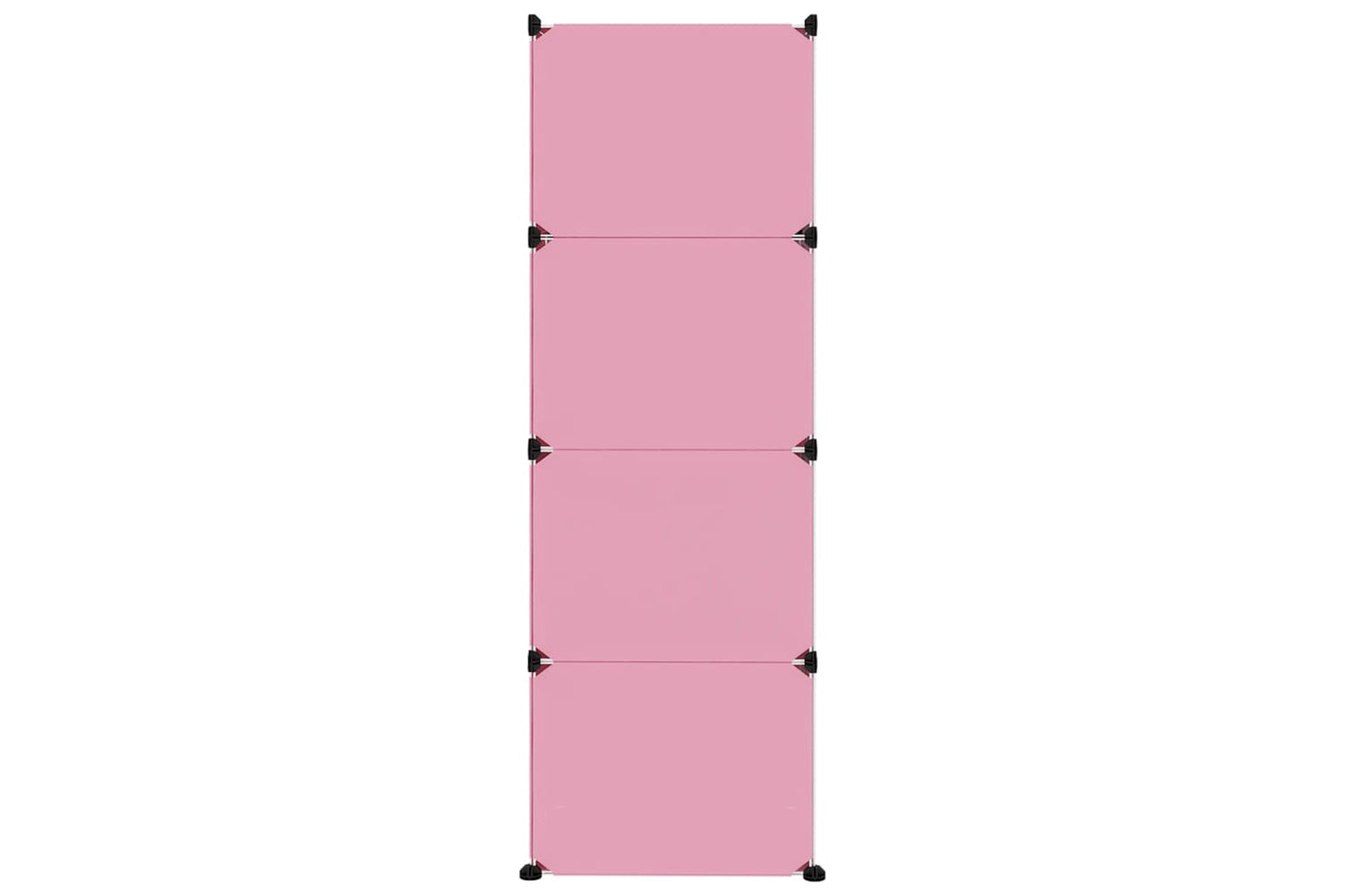 Vidaxl 340581 Cube Storage Cabinet For Kids With 12 Cubes Pink Pp-3
