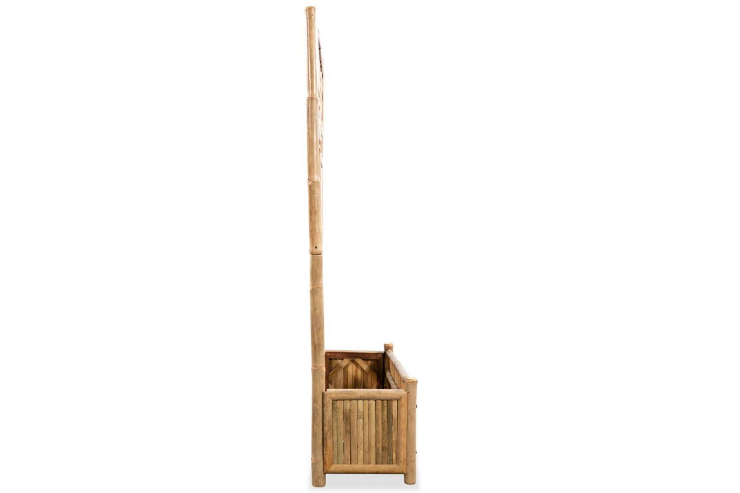 vidaXL 43714 Garden Raised Bed With Trellis Bamboo 70cm-3