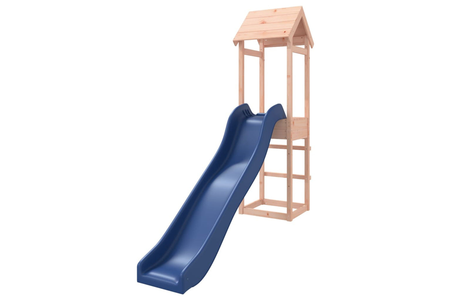 Vidaxl 3155853 Playhouse With Slide Solid Wood Douglas-3