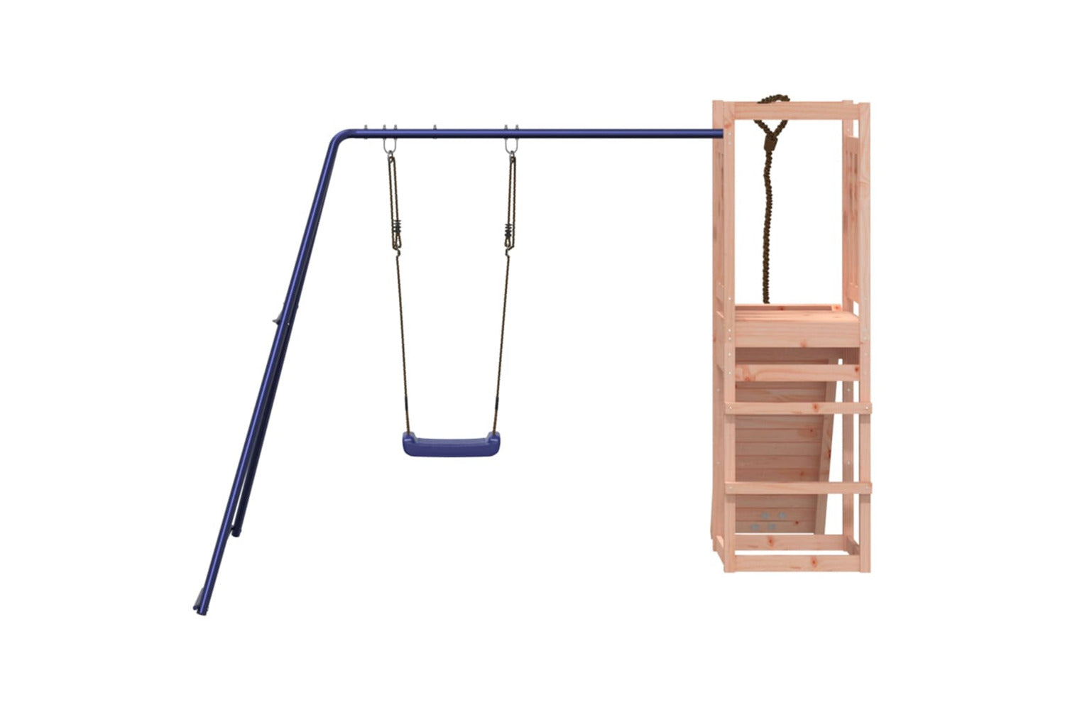 Vidaxl 3155949 Playhouse With Climbing Wall Swing Solid Wood Douglas-7