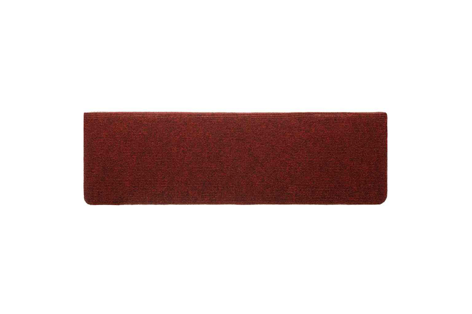 vidaXL 149731 Stair Mats 10 Pcs Bordeaux Red 65x21x4cm Needle Punch-4