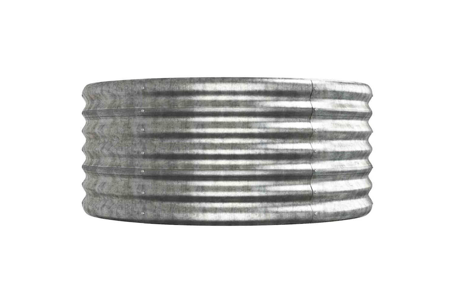 vidaXL 318922 Garden Raised Bed Powder-coated Steel 224x80x36cm Silver-3