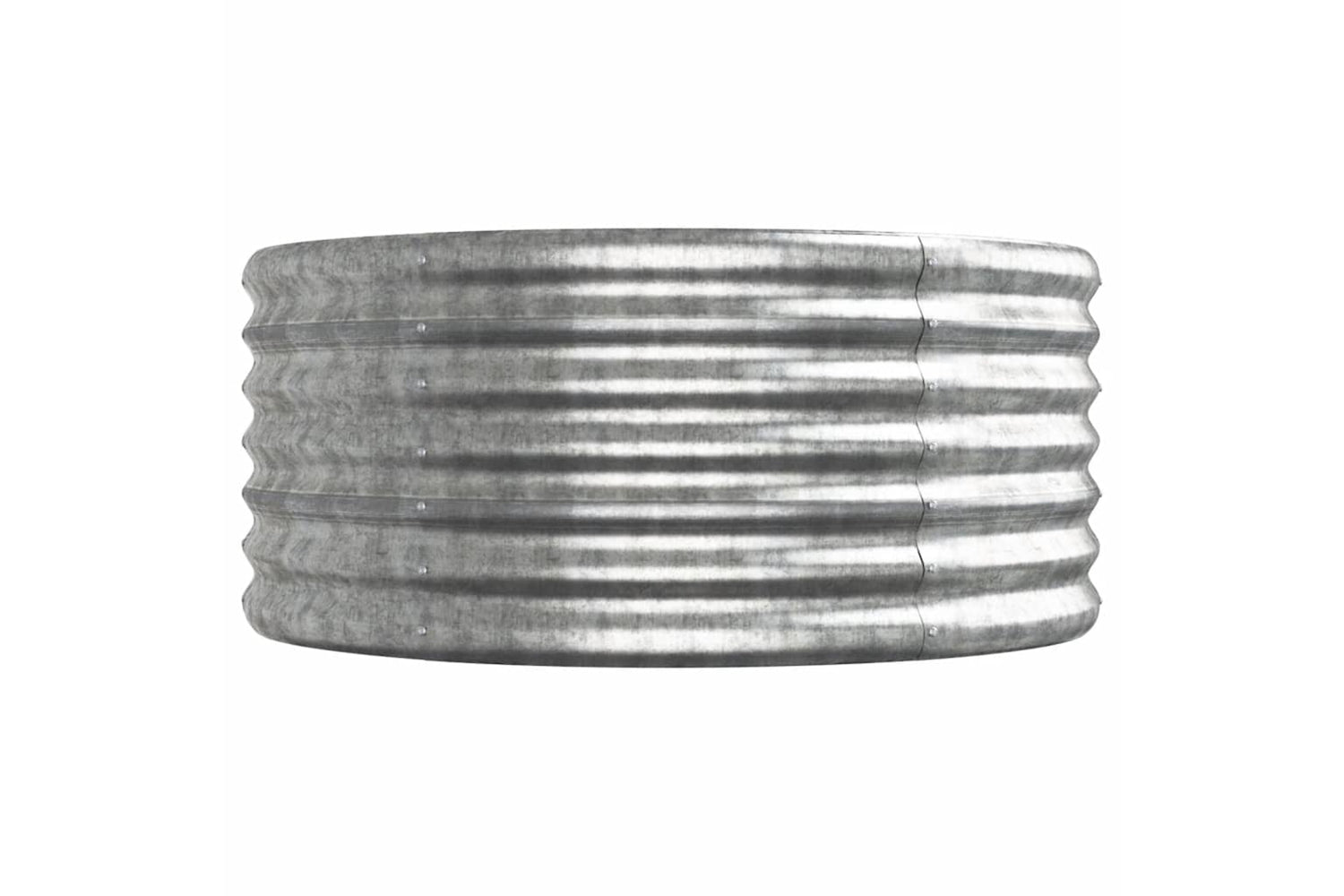 vidaXL 318932 Garden Raised Bed Powder-coated Steel 368x80x36cm Silver-3