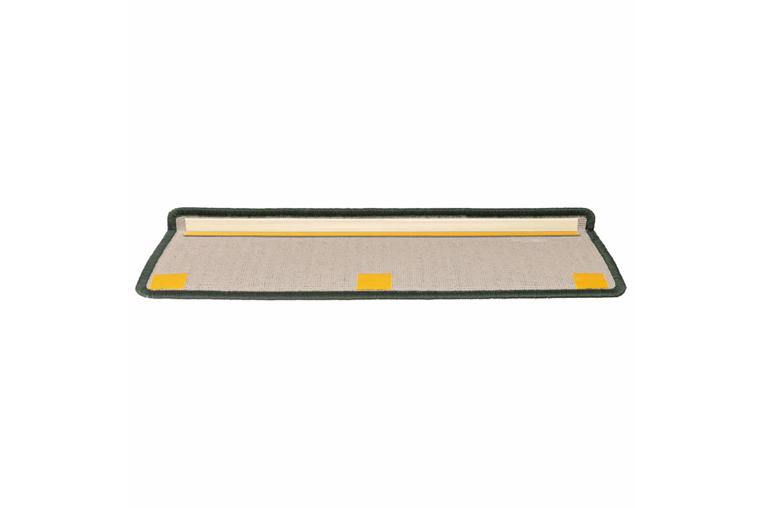 vidaXL 326193 Carpet Stair Treads 15 Pcs 65x21x4cm Green-4