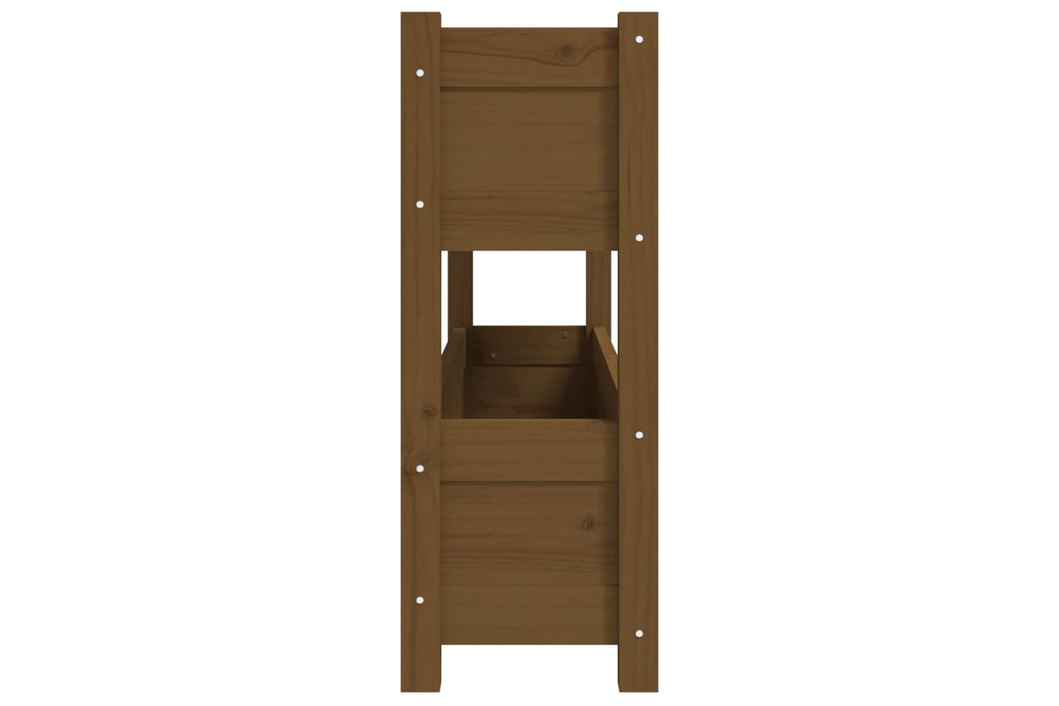vidaXL 823930 Planter Honey Brown 112x25x66cm Solid Wood Pine-5