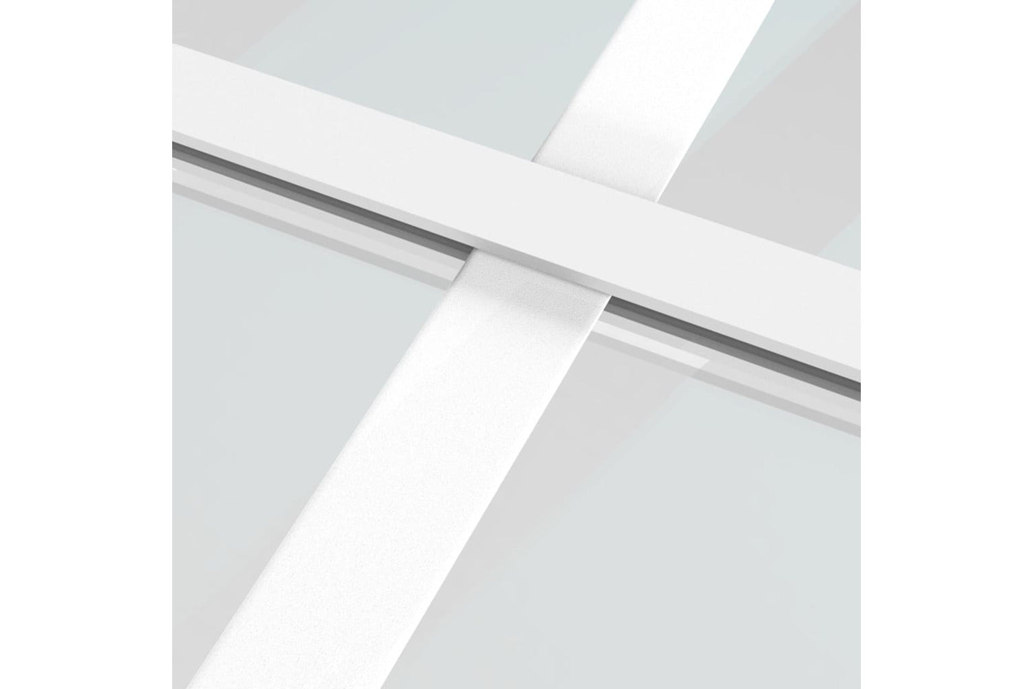 vidaXL 350573 Interior Door 83x201.5cm White Esg Glass And Aluminium-3