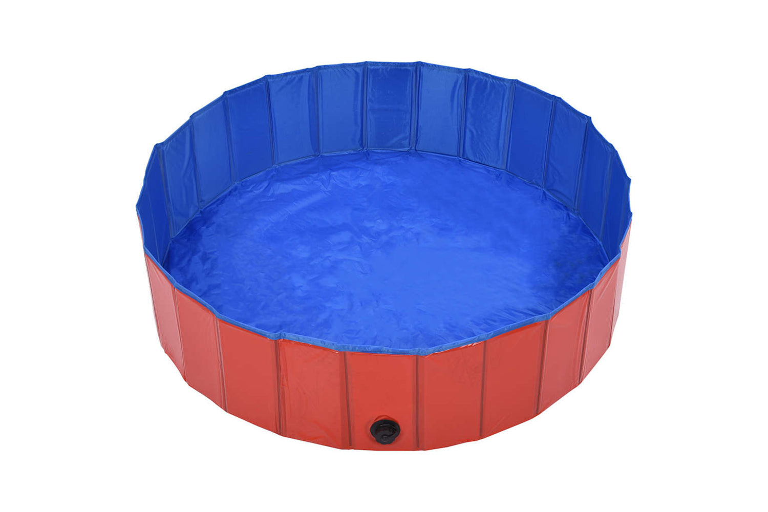 vidaXL 170823 Foldable Dog Swimming Pool Red 120x30cm Pvc-2