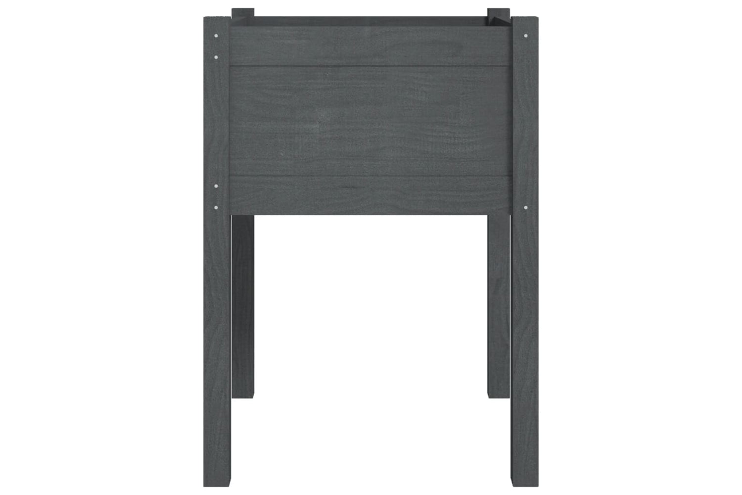 vidaXL 810803 Garden Planter Grey 50x50x70cm Solid Pinewood-3