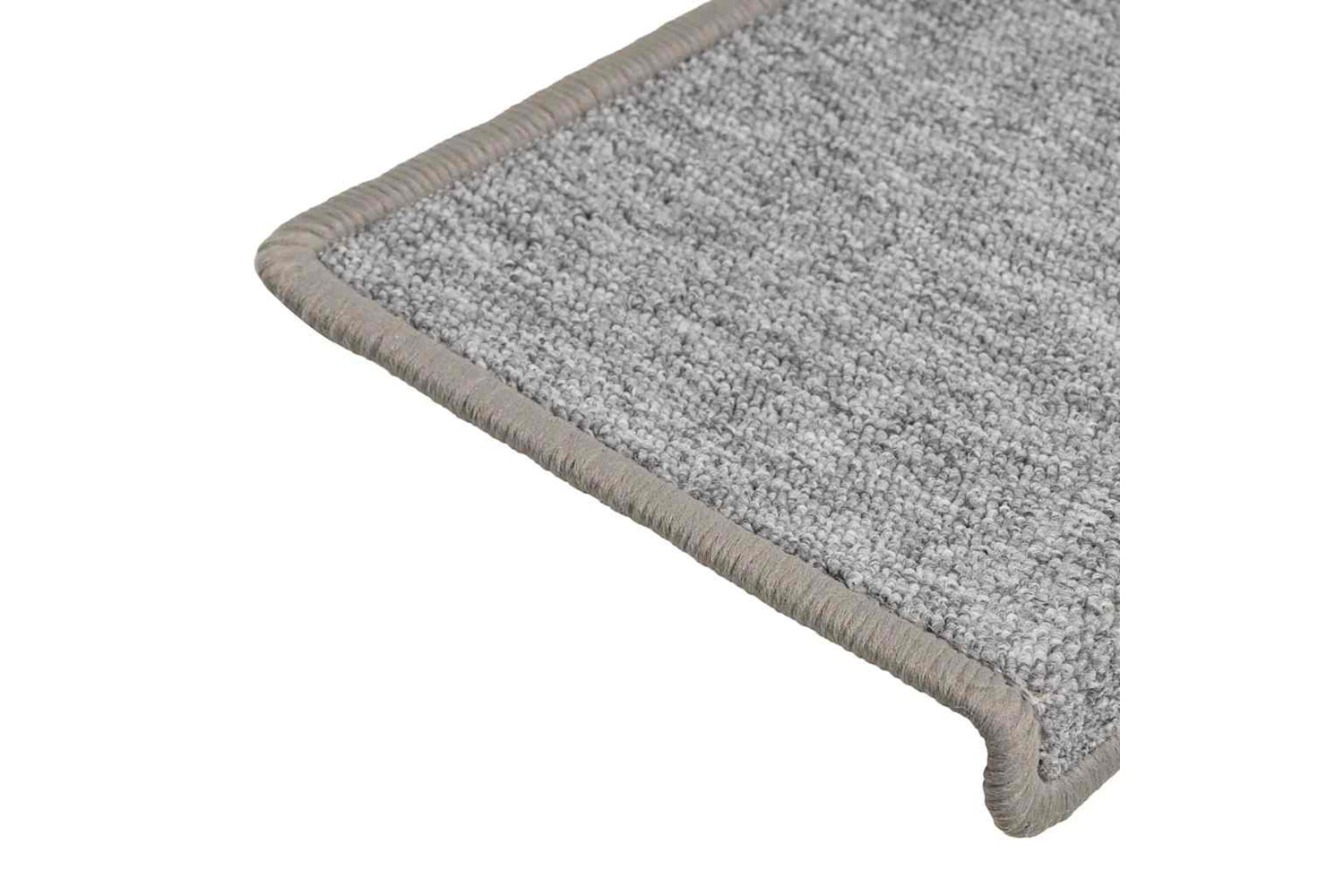 vidaXL Carpet Stair Treads 15 Pcs 65x21x4cm Light Grey-5