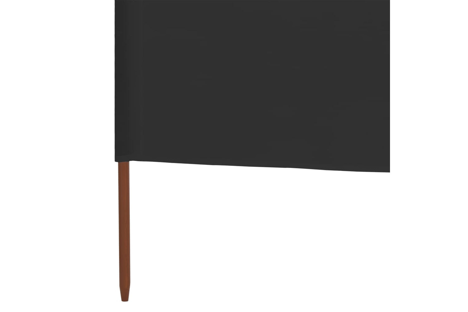 vidaXL 47142 3-panel Wind Screen Fabric 400x80cm Anthracite-5