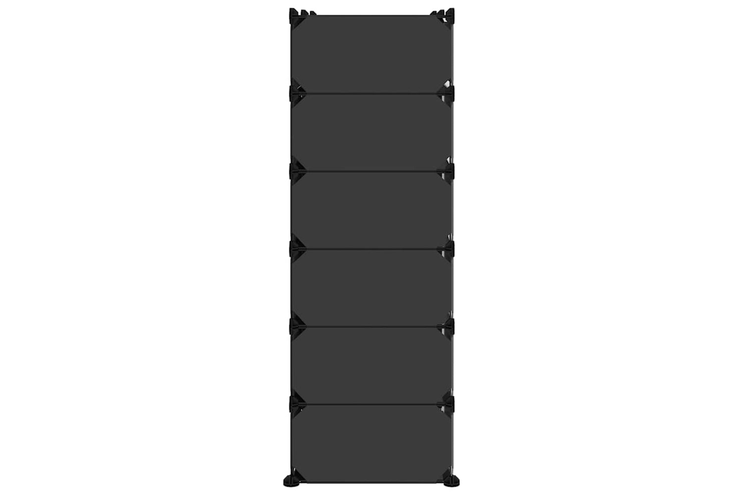 vidaXL 340563 Shoe Rack Black 94.5x36.5x106cm Pp-3