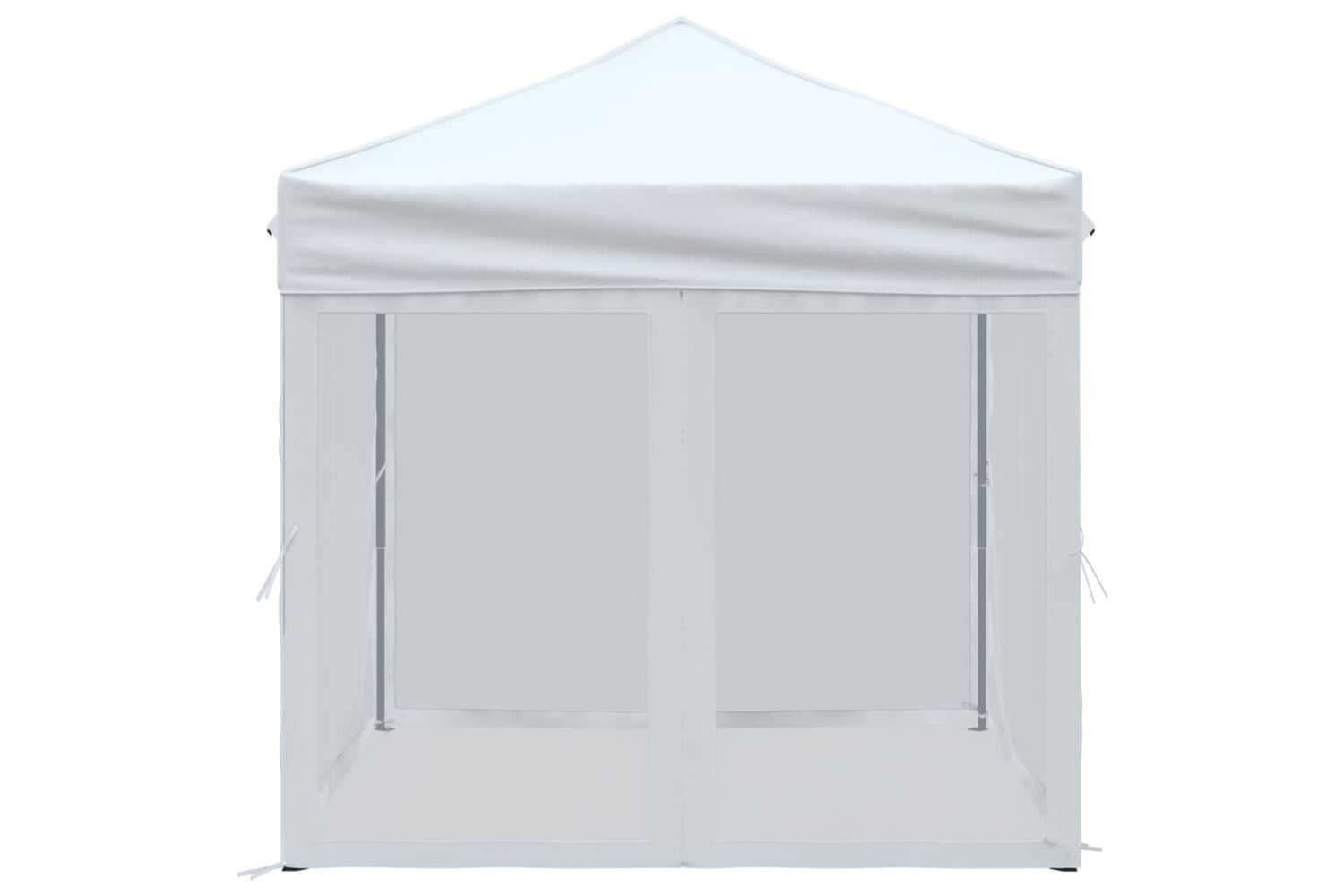 Vidaxl 93510 Folding Party Tent With Sidewalls White 2x2 M-3