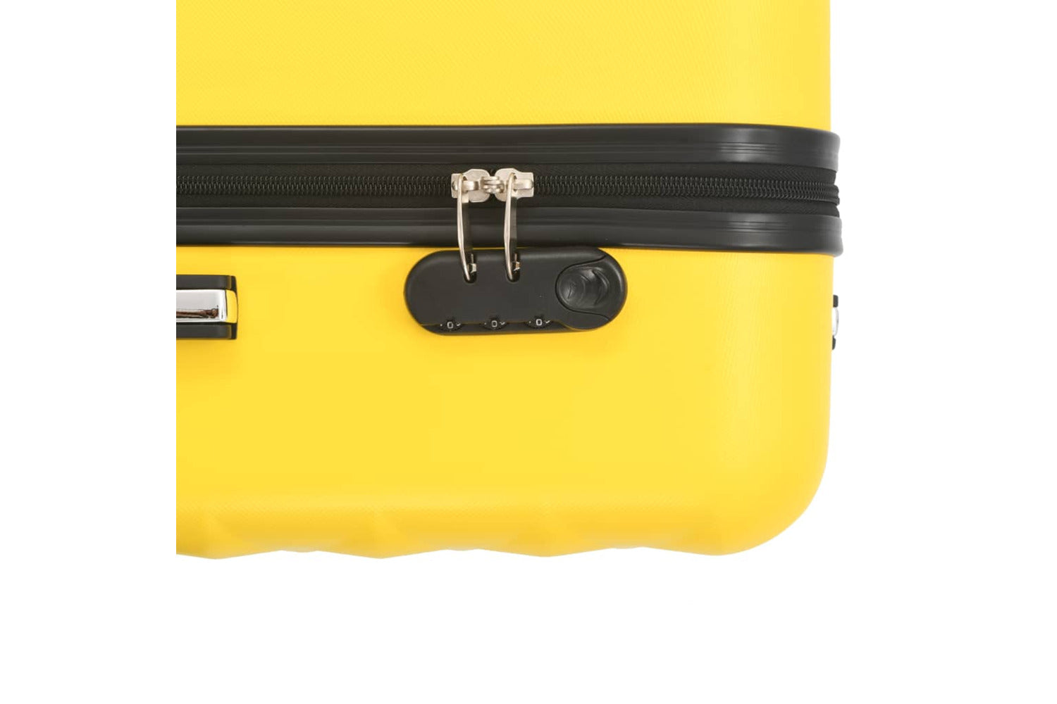 Vidaxl 91890 Hardcase Trolley Set 3 Pcs Yellow Abs-8