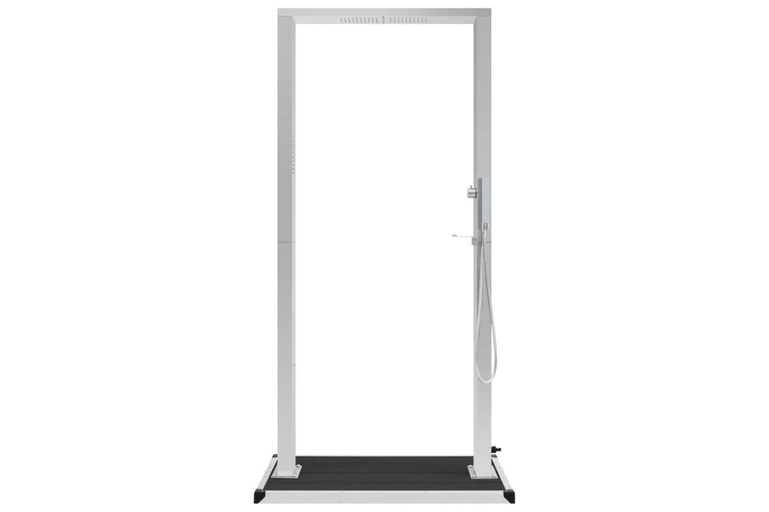 Vidaxl 3051294 Outdoor Shower With Tray Wpc Stainless Steel-5