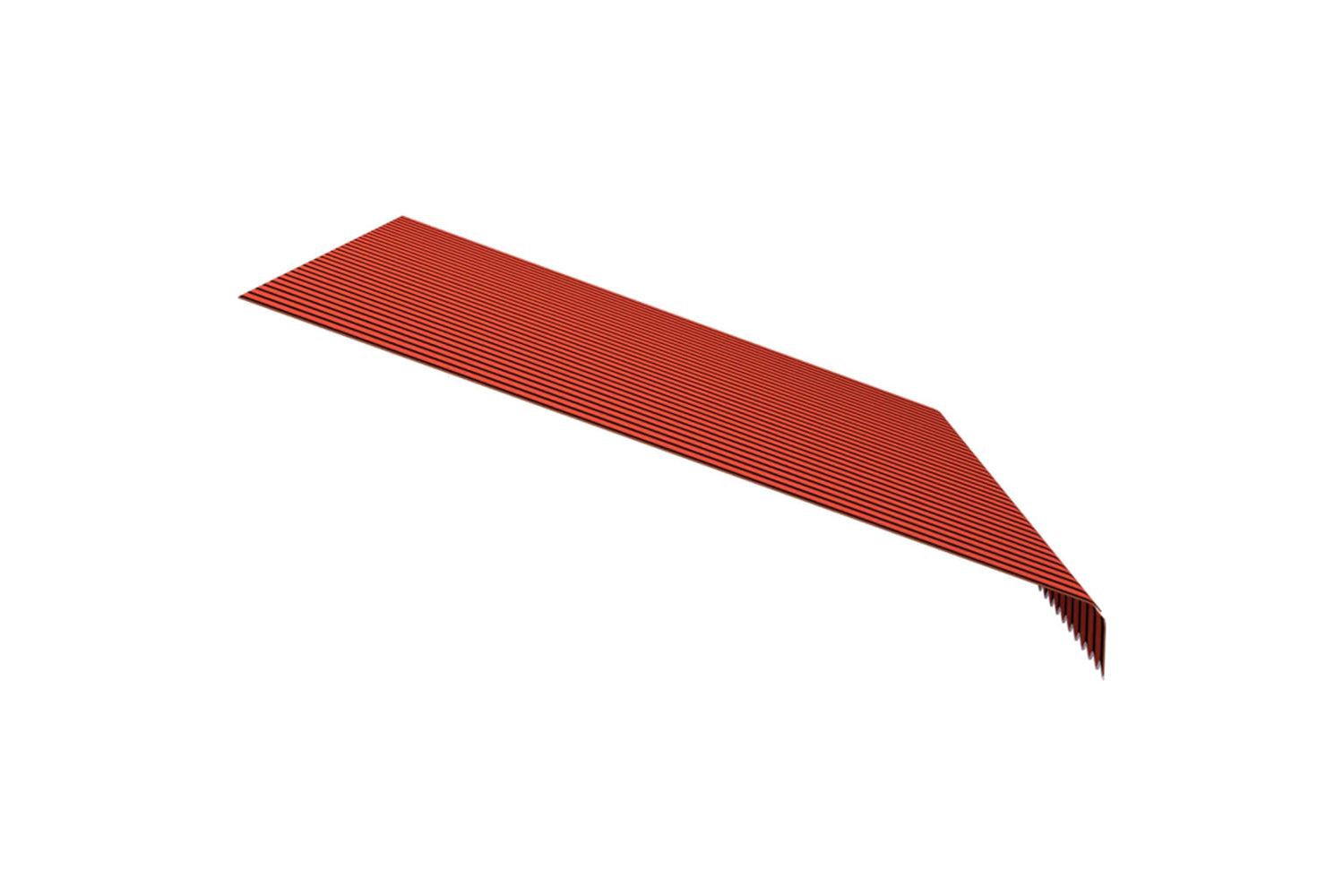 vidaXL 145725 Awning Top Sunshade Canvas Orange And Brown 450x300cm-3