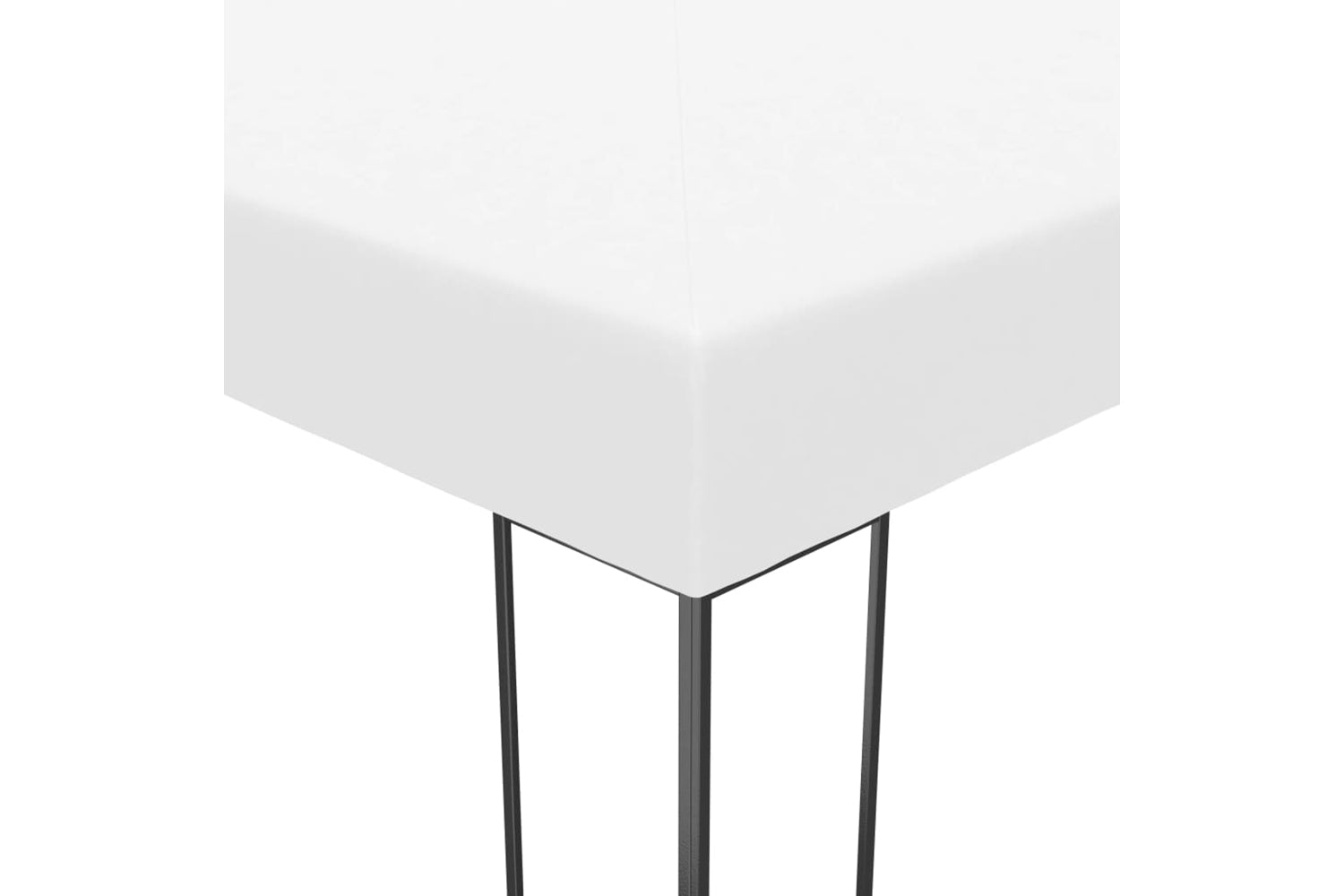 Vidaxl 3070305 Garden Marquee With Led String Lights 3x3 M White-4