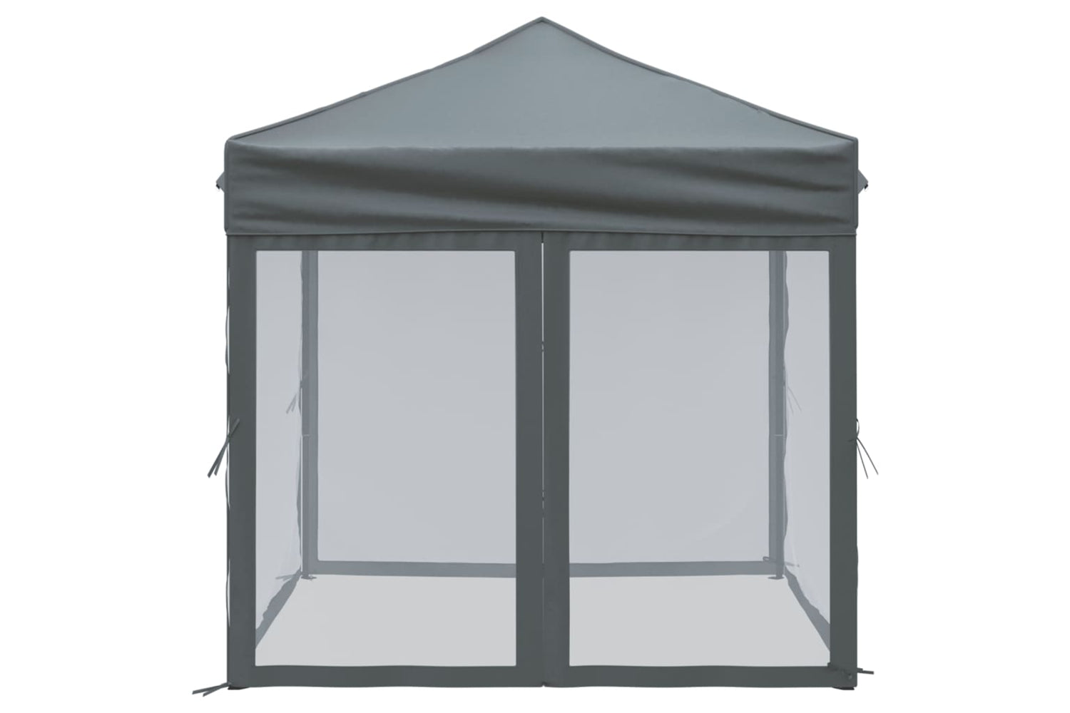 Vidaxl 93509 Folding Party Tent With Sidewalls Anthracite 2x2 M-3