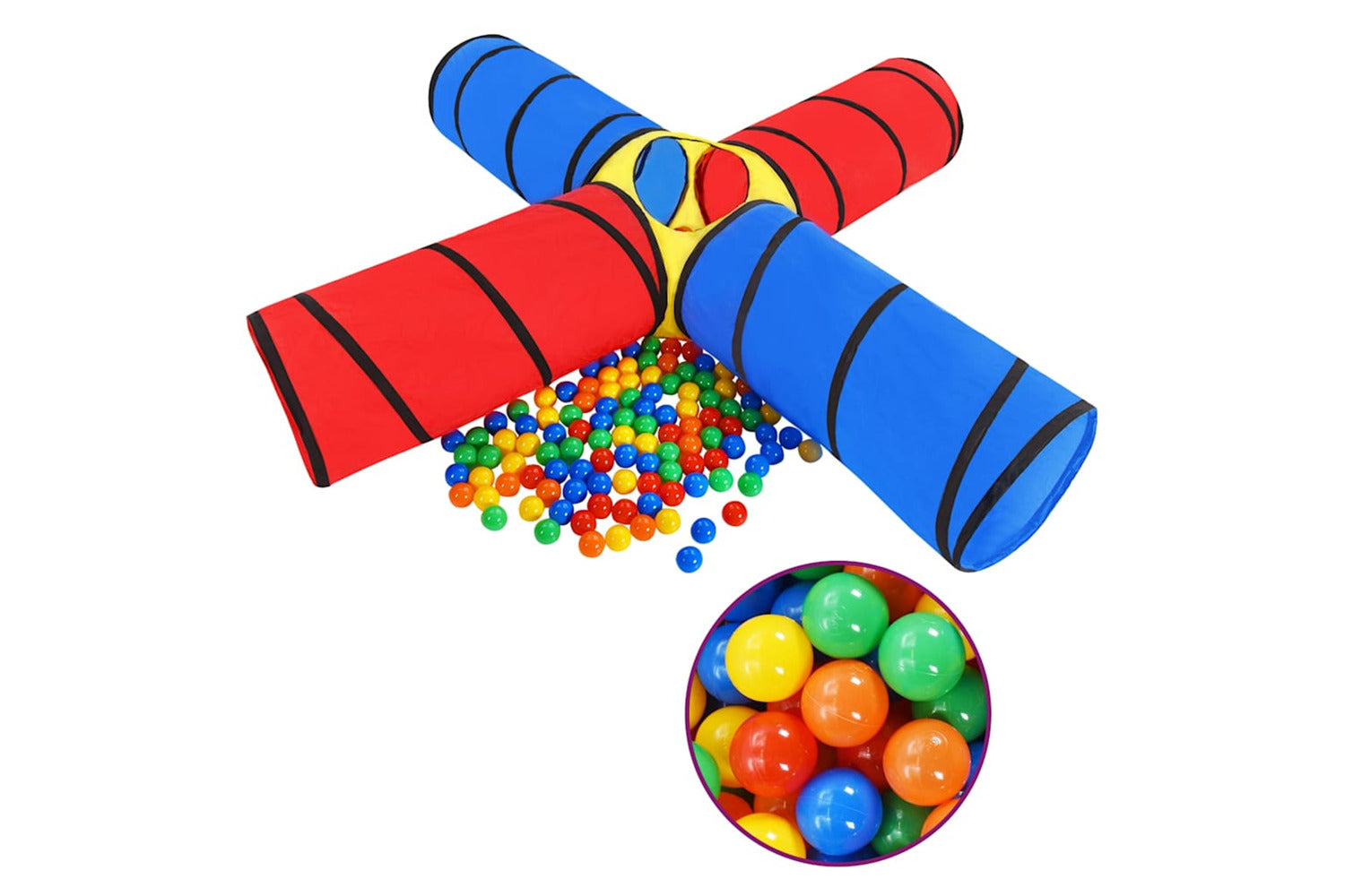 Vidaxl Play Balls 1000 Pcs Multicolour-3