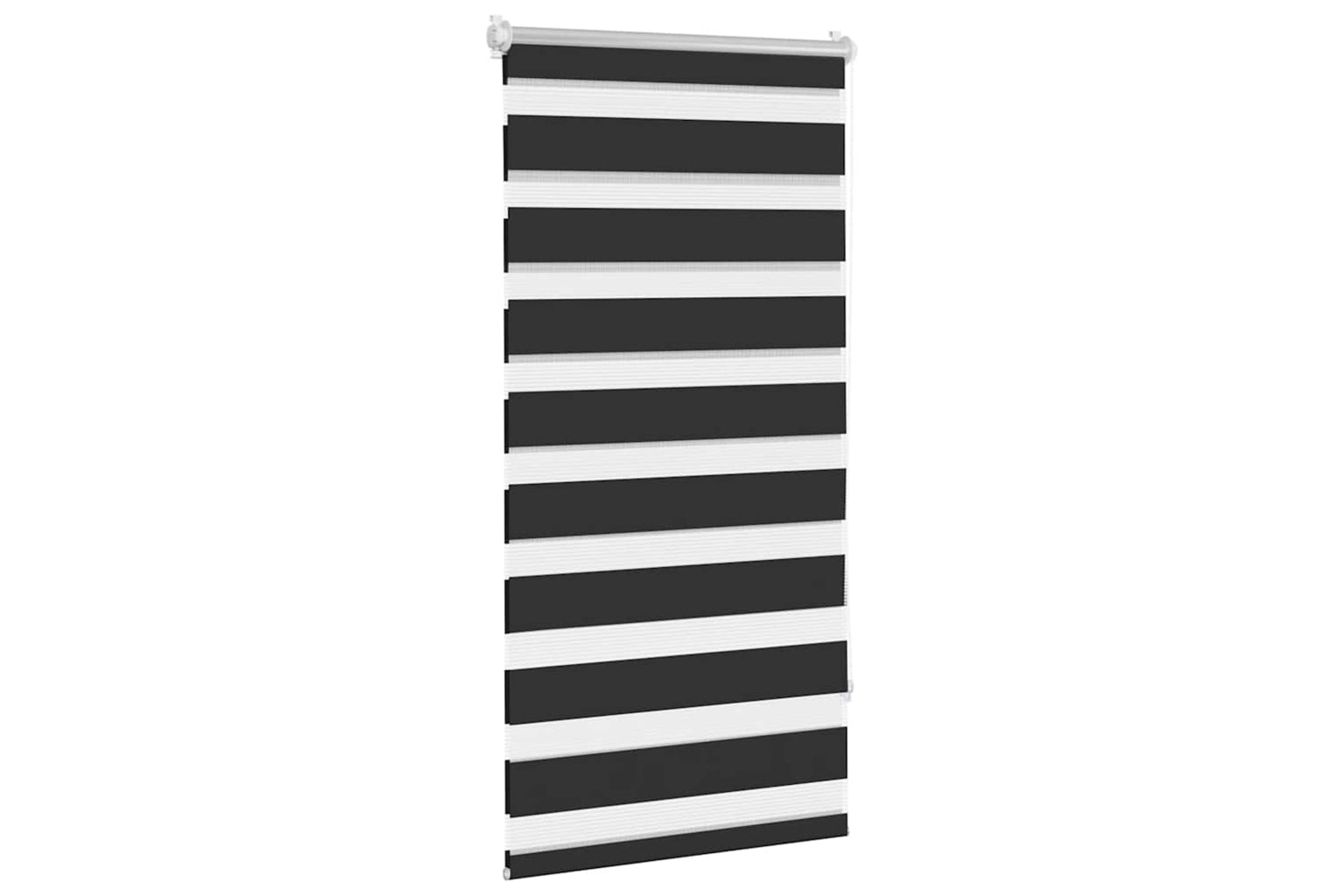 vidaXL 240192 Zebra Blind 60 X 120cm Black-2
