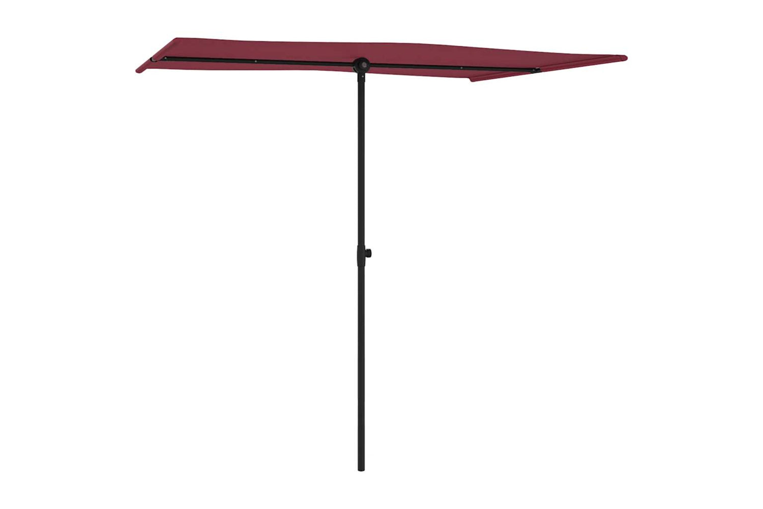Vidaxl 47340 Outdoor Parasol With Aluminium Pole 2x1.5 M Bordeaux Red-2