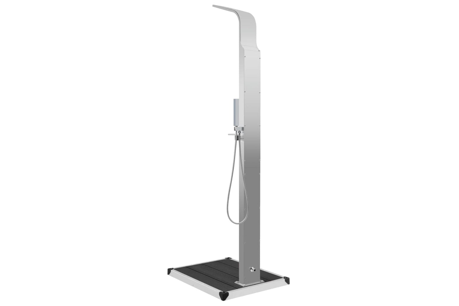 Vidaxl 3051288 Outdoor Shower With Tray Wpc Stainless Steel-6