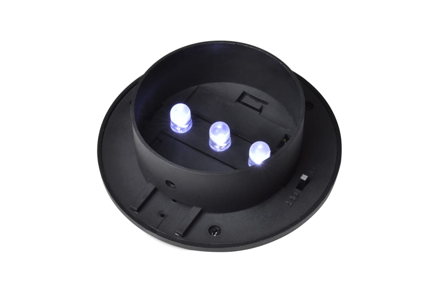 Vidaxl 277122 Outdoor Solar Fence Lamps 12 Pcs Led Black-6