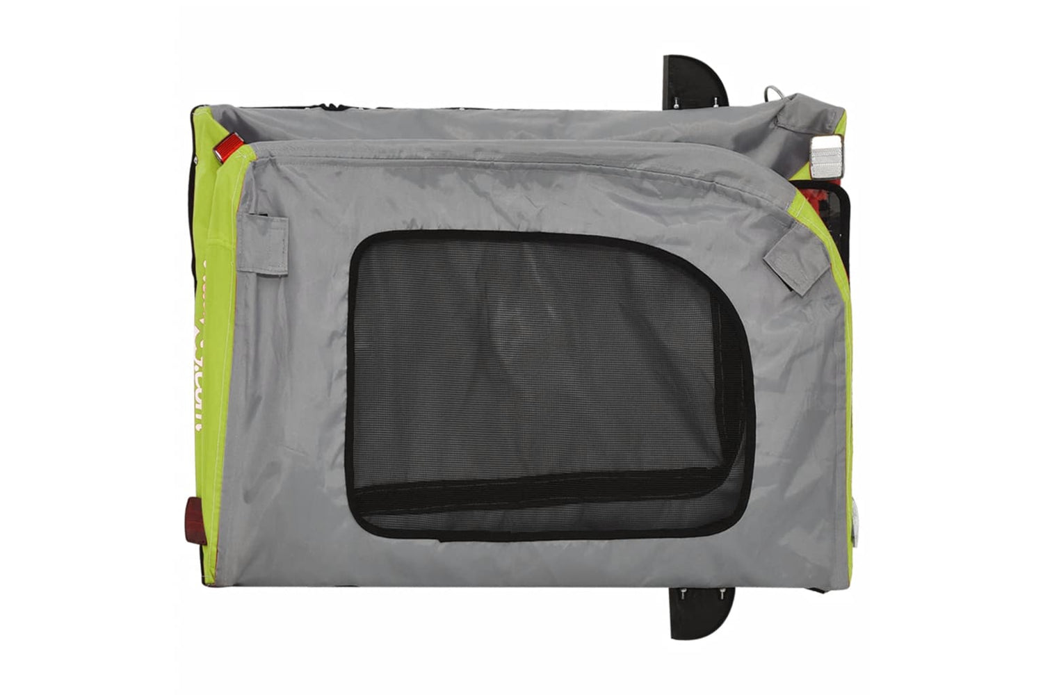 Vidaxl 93836 Pet Bike Trailer Green And Grey Oxford Fabric And Iron-8