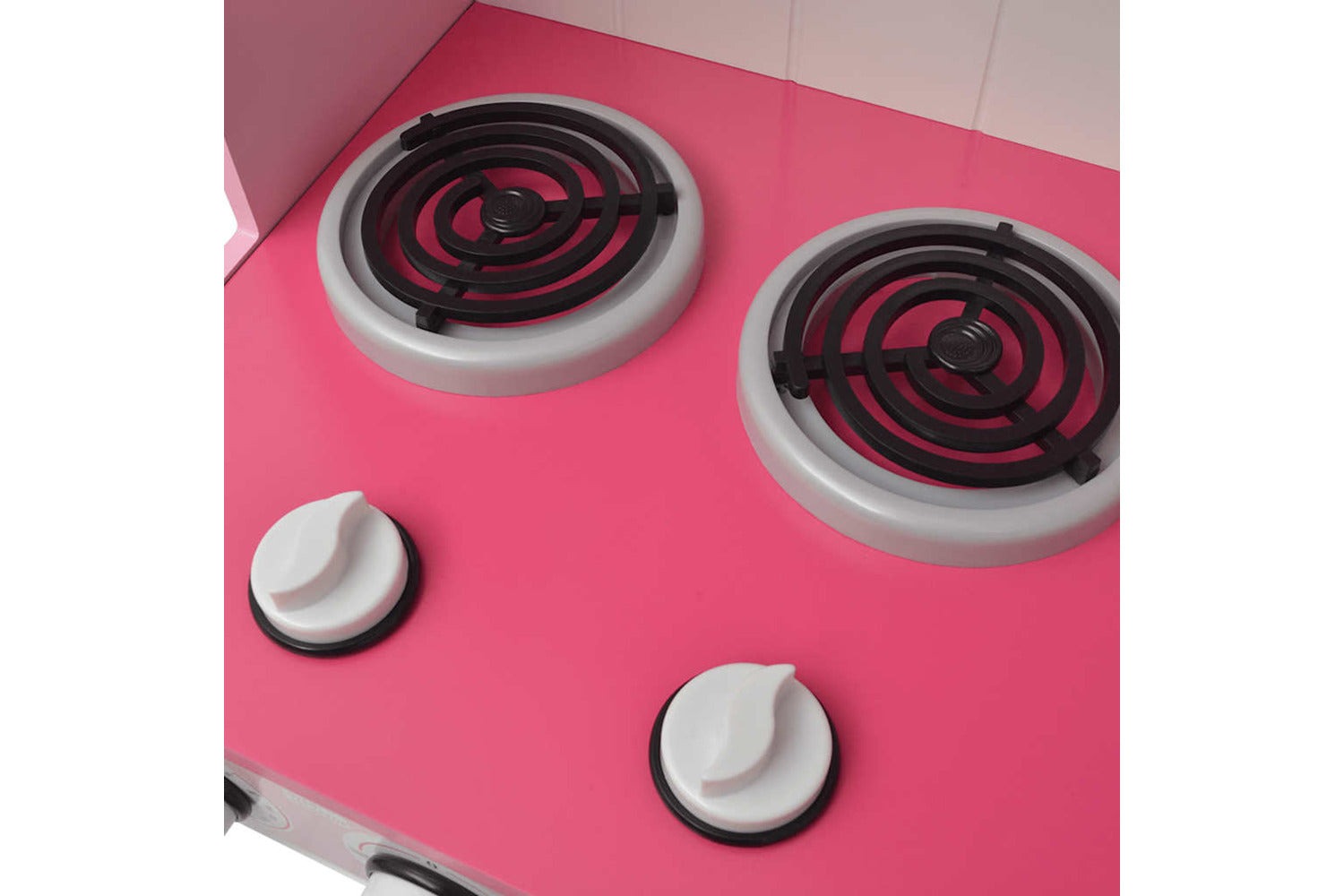 Vidaxl Toy Kitchen Wood 82x30x100 Cm Pink And White-7