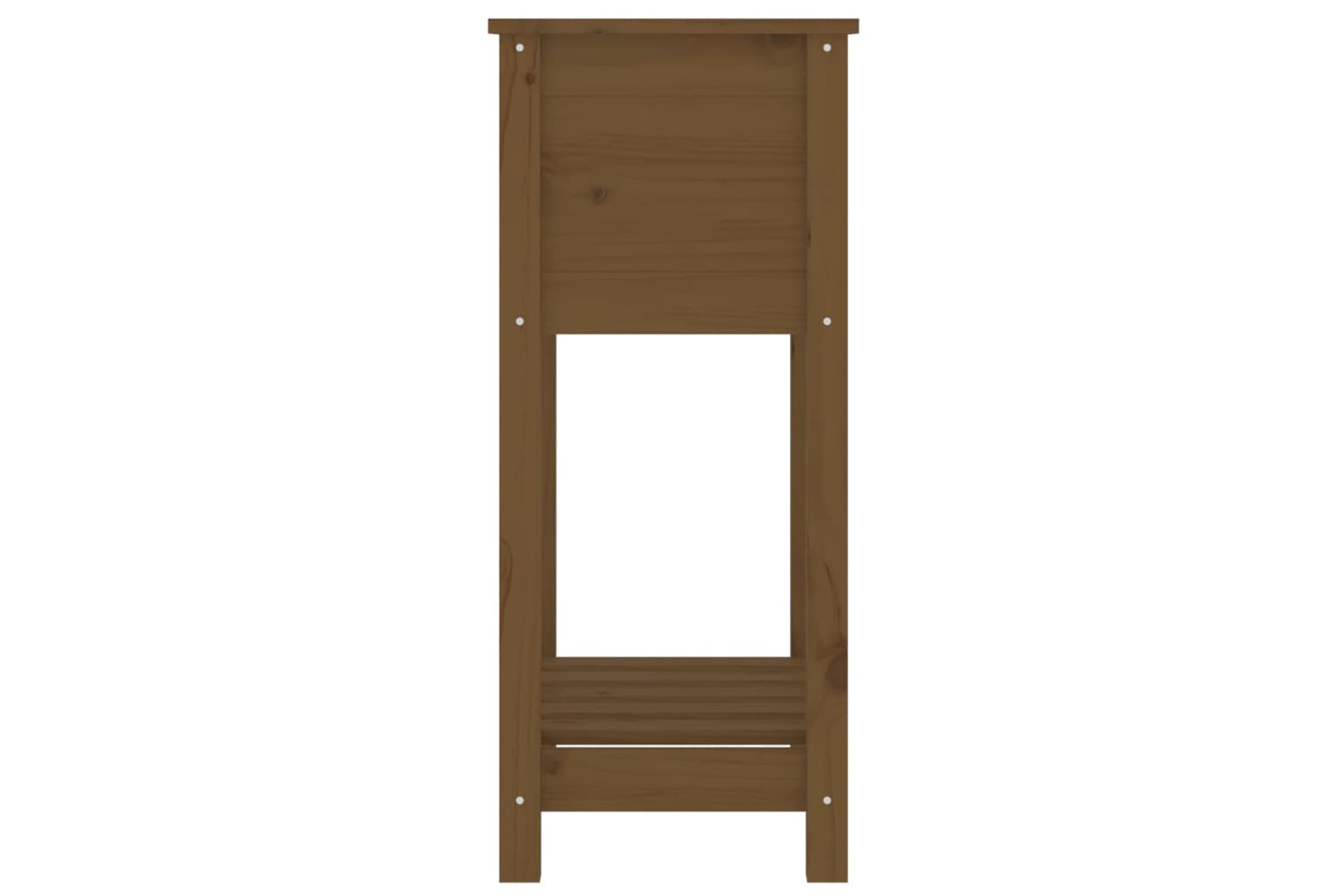 vidaXL 823755 Planter With Shelf Honey Brown 54x34.5x81cm Solid Wood Pine-5