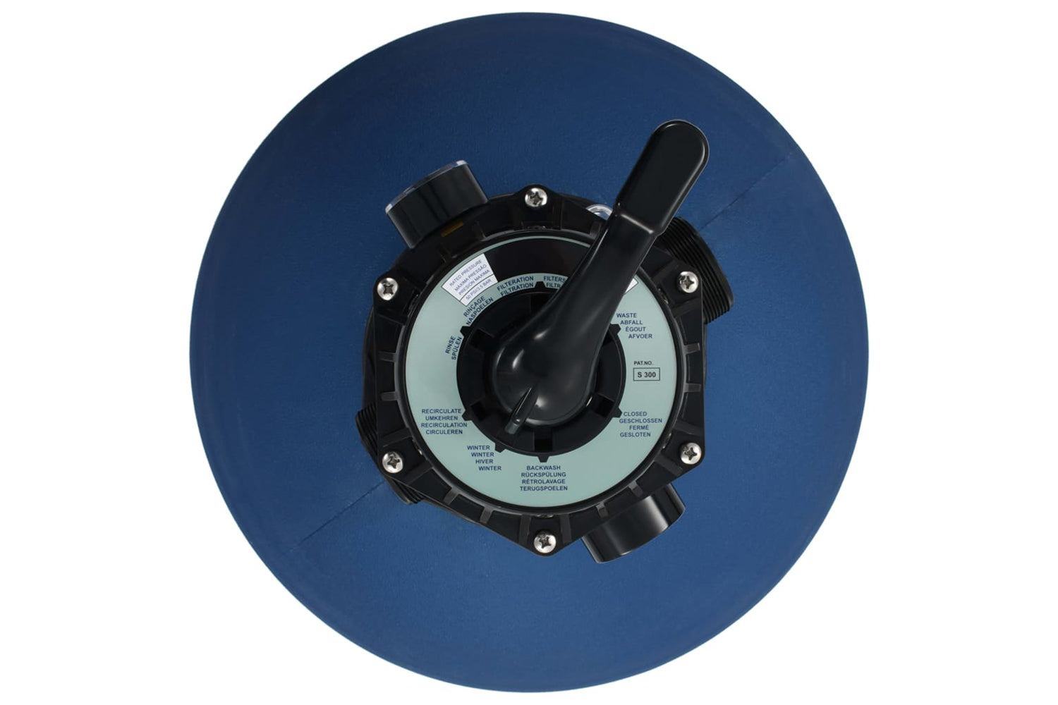 vidaXL 91728 Pool Sand Filter With 6 Position Valve Blue 660mm-3