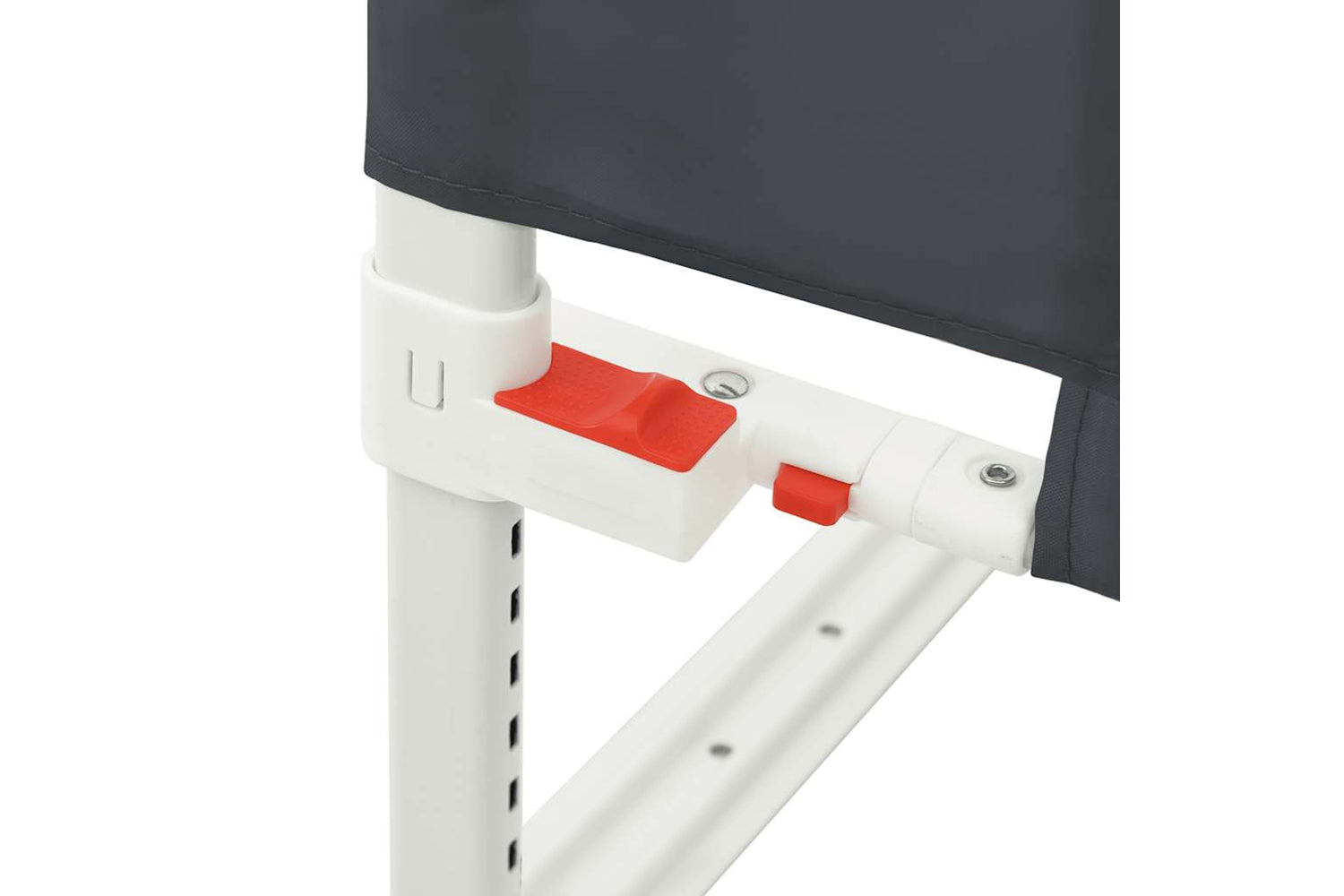 Vidaxl Toddler Safety Bed Rail Dark Grey 90x25 Cm Fabric-6