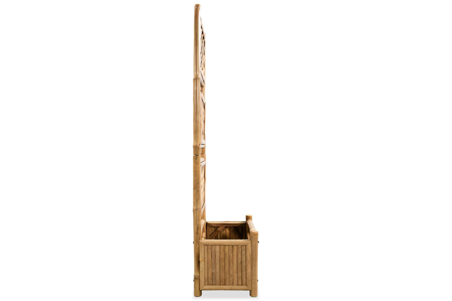 vidaXL 43713 Garden Raised Bed With Trellis Bamboo 40cm-3
