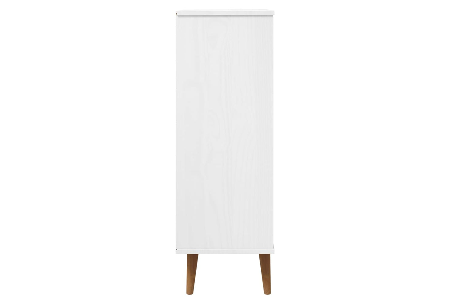 vidaXL 350526 Shoe Cabinet Molde White 59,5x35x103cm Solid Wood Pine-5