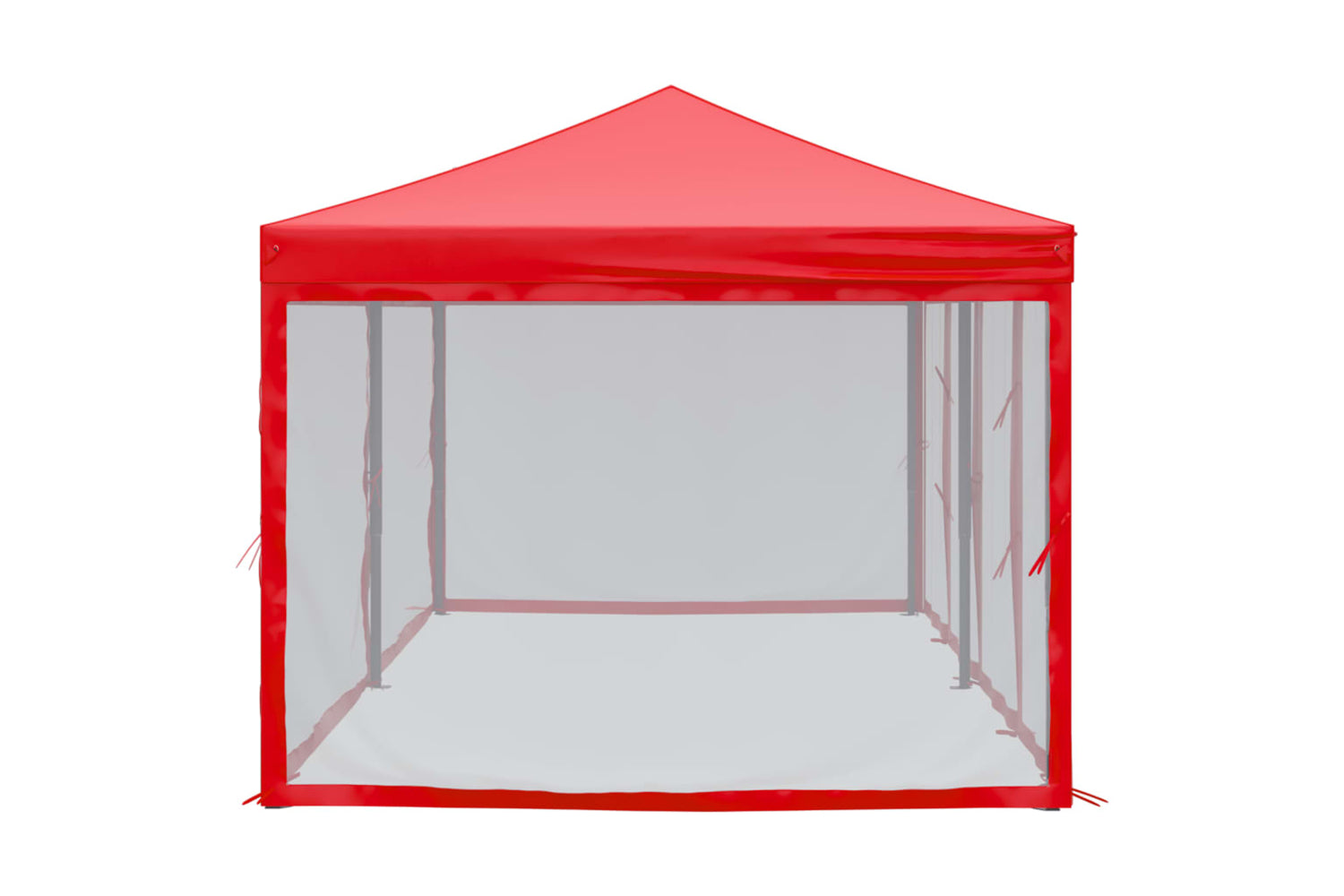 Vidaxl Folding Party Tent With Sidewalls Red 3x6 M-3