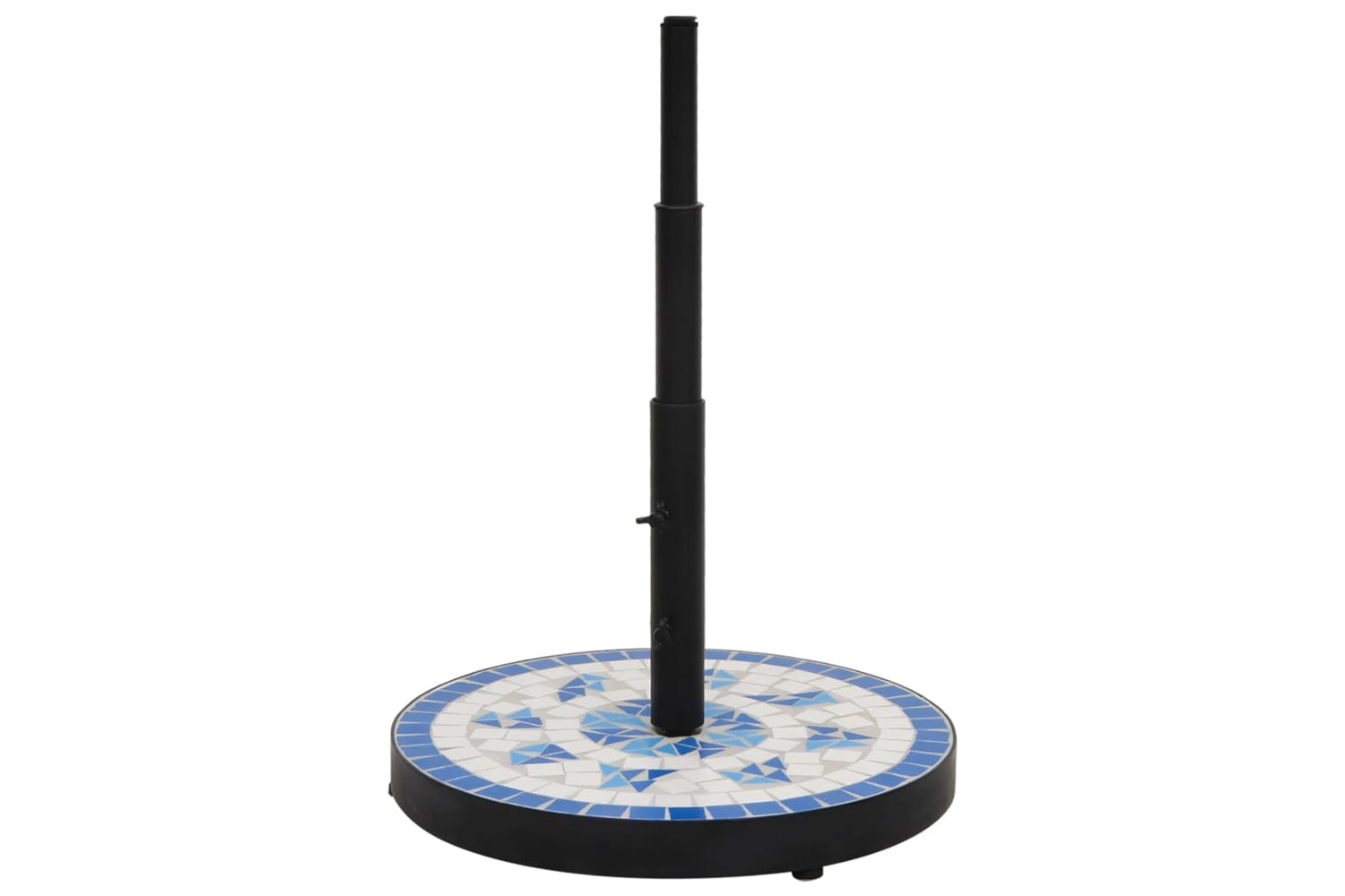 Vidaxl Parasol Base Blue And White Round 12 Kg-2