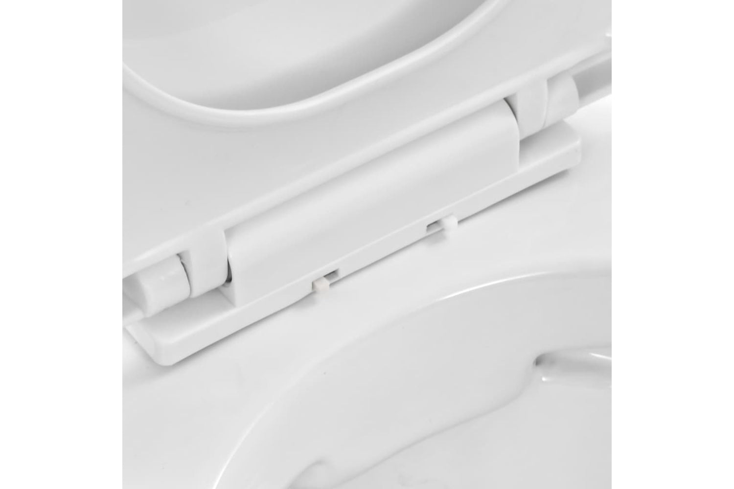 Vidaxl 145237 Wall Hung Rimless Toilet Ceramic White-7