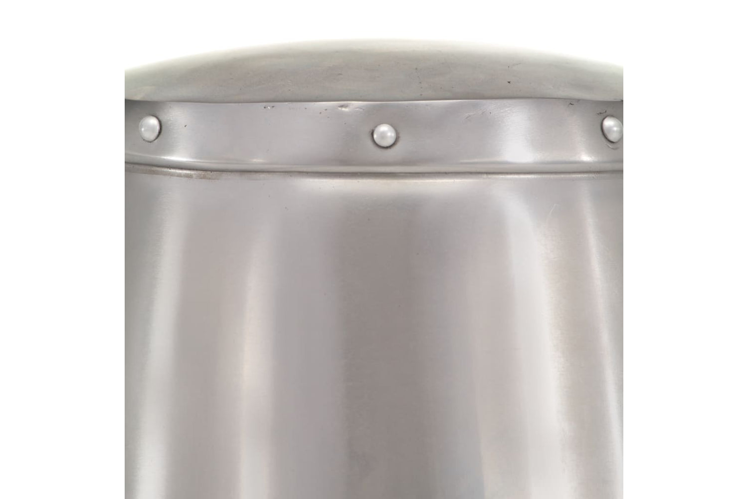 vidaXL 286117 Medieval Knight Helmet Antique Replica Larp Silver Steel-6