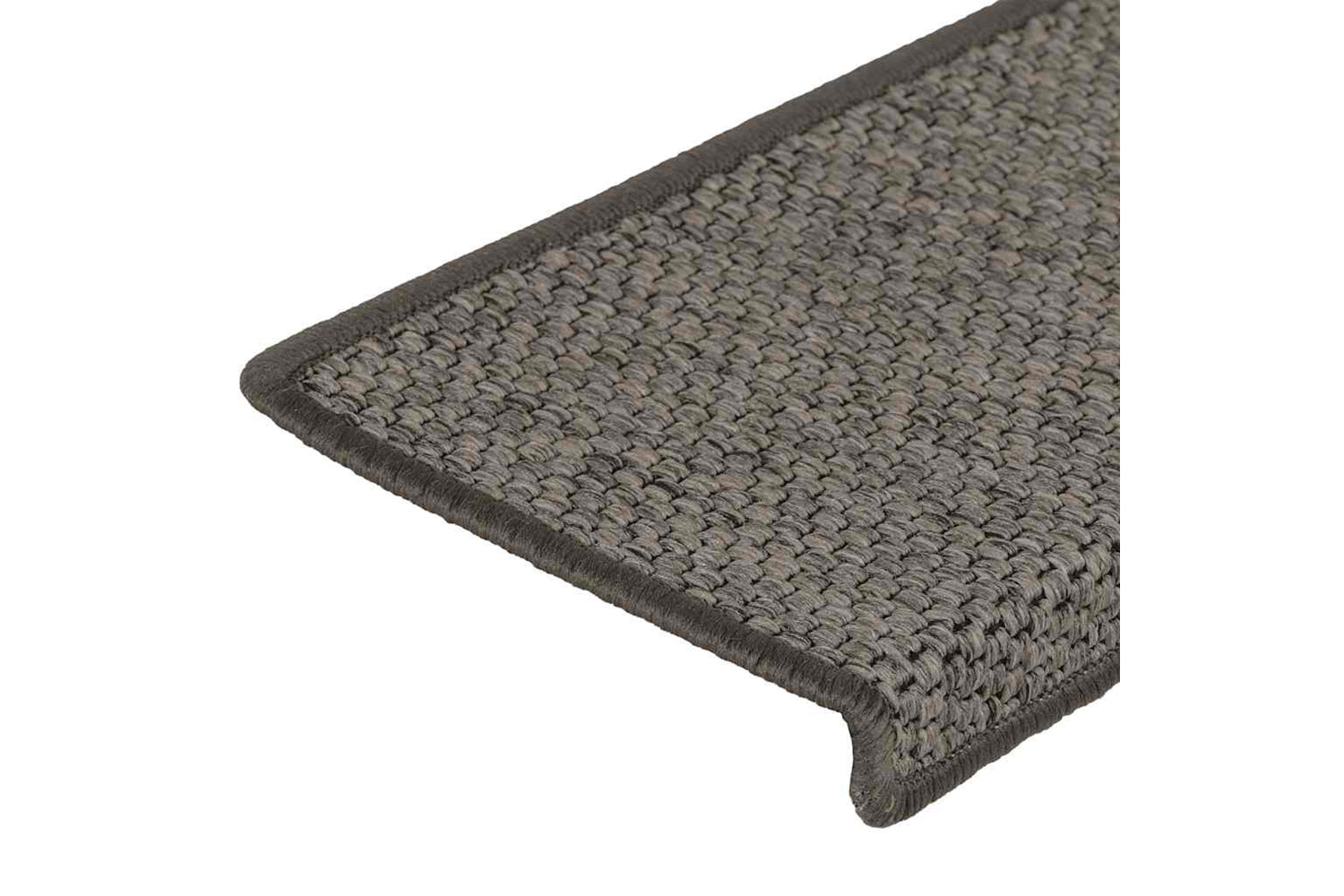 vidaXL 326884 Stair Mats Self-adhesive Sisal-look 15 Pcs 65x21x4cm Grey And Beige-7