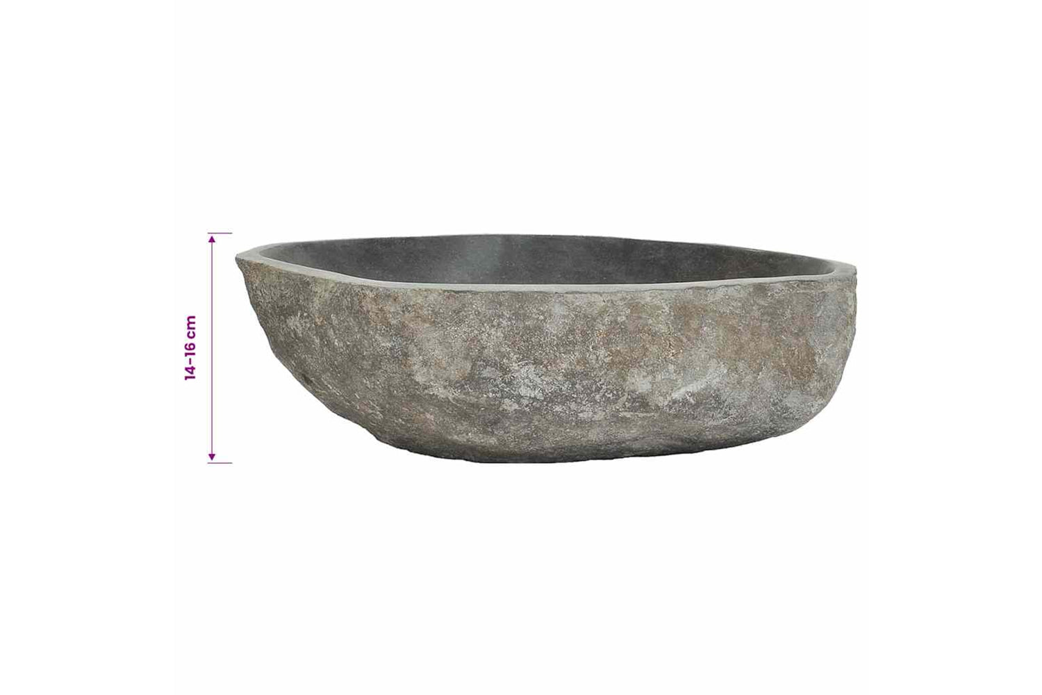 Vidaxl Basin River Stone Oval (45-53)x(34-41) Cm-7