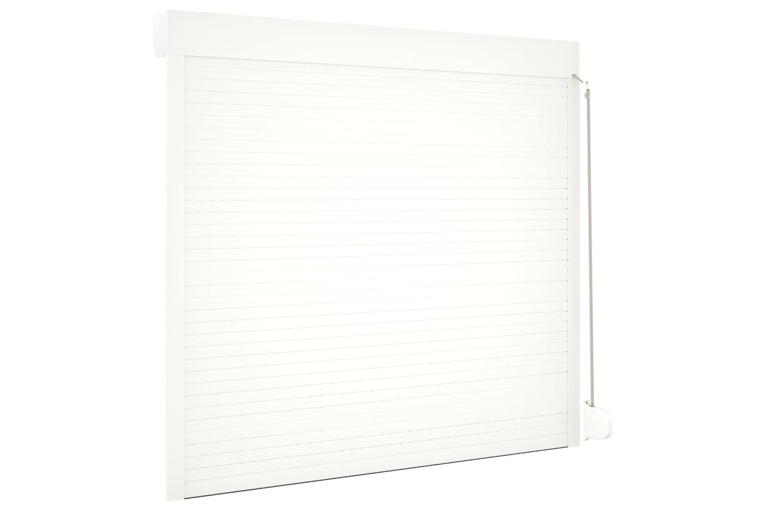 Vidaxl Roller Shutter Aluminium 160x150 Cm White-6