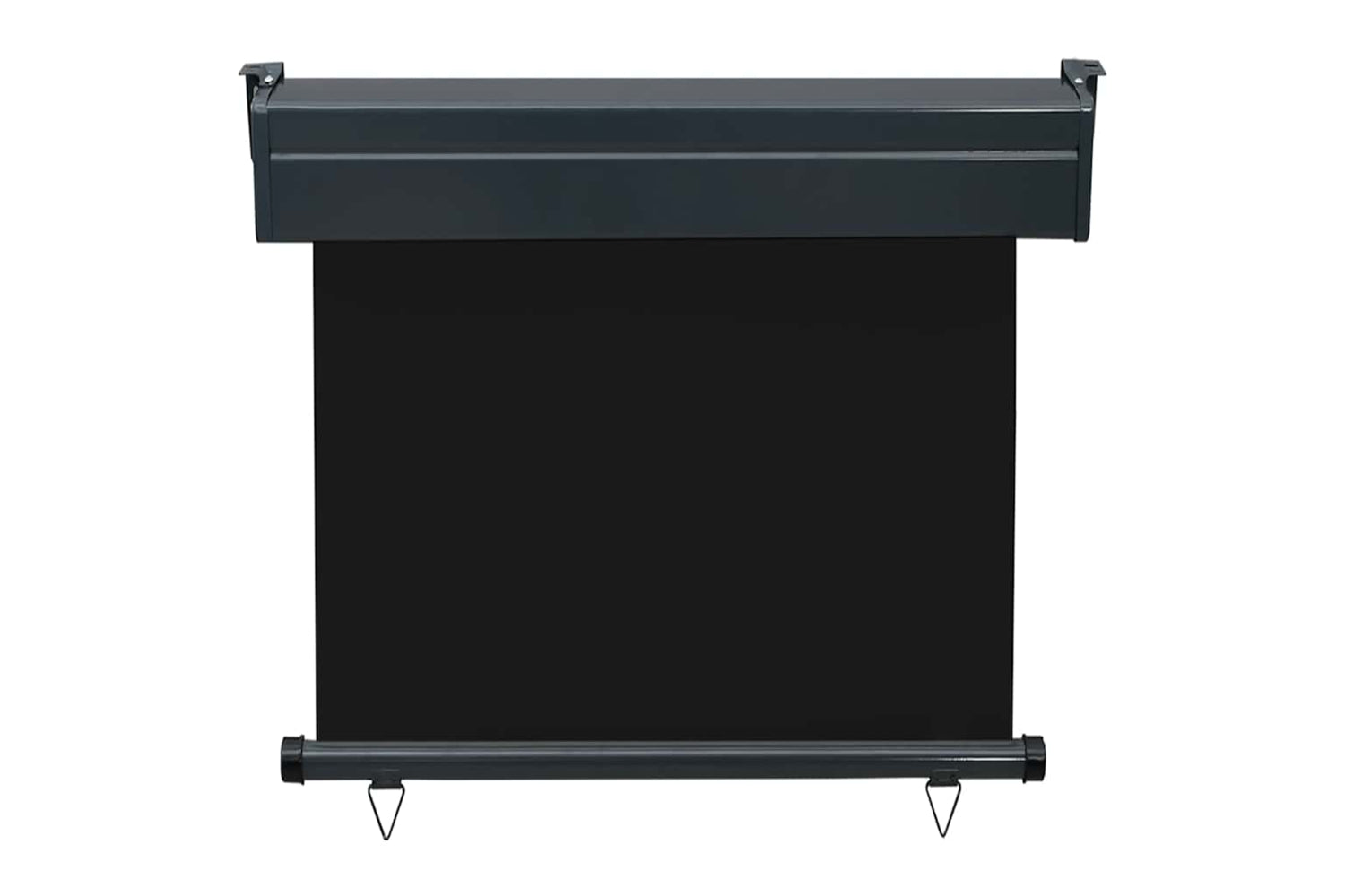 vidaXL Balcony Side Awning 85x250cm Black-4