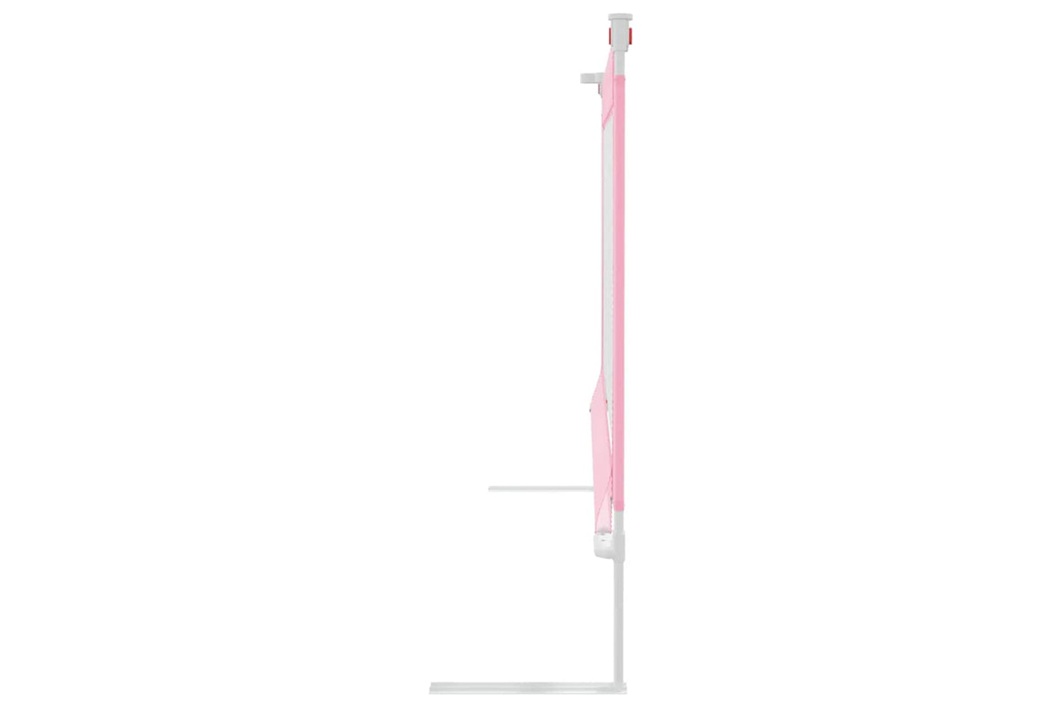 Vidaxl Toddler Safety Bed Rail Pink 150x25 Cm Fabric-3