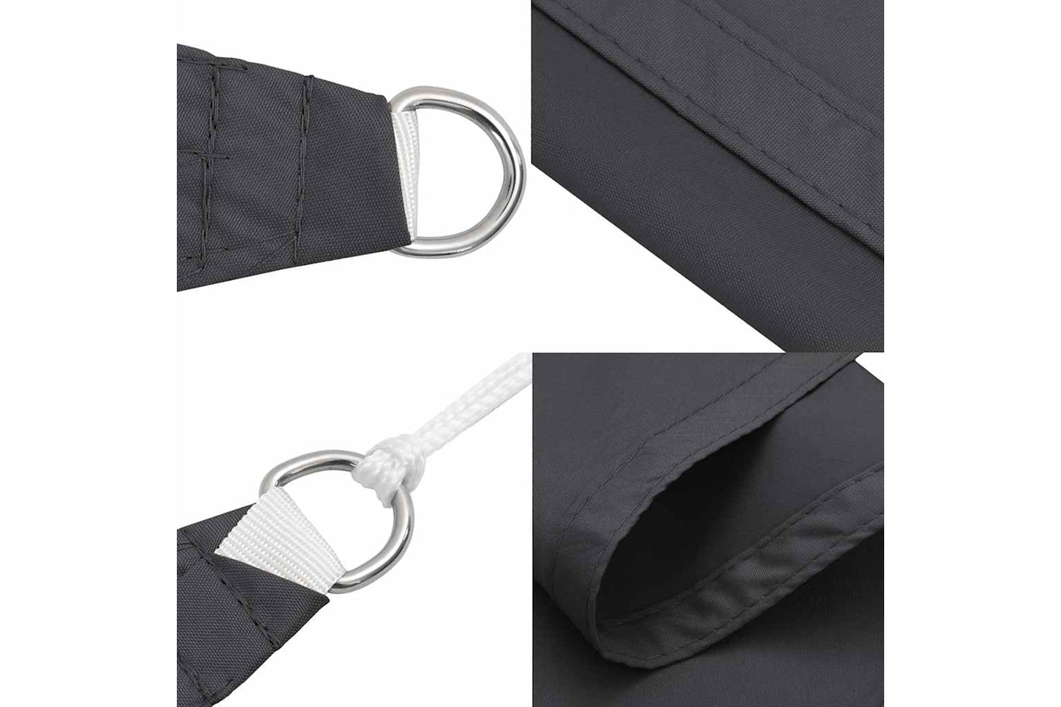 Vidaxl 135111 Sunshade Sail Oxford Fabric Rectangular 5x8 M Anthracite-6