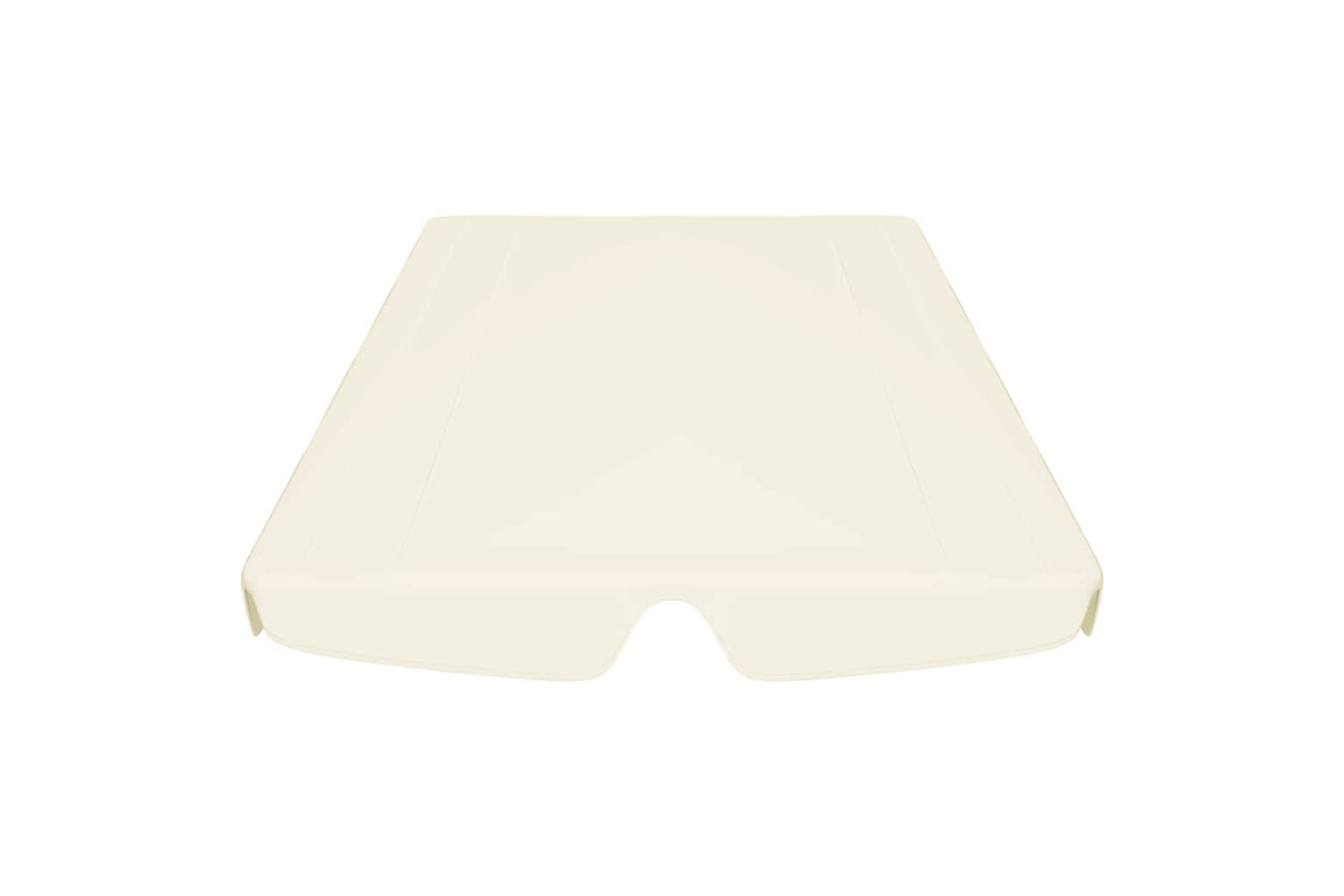 Vidaxl Replacement Canopy For Garden Swing Cream 188/168x145/110 Cm-3