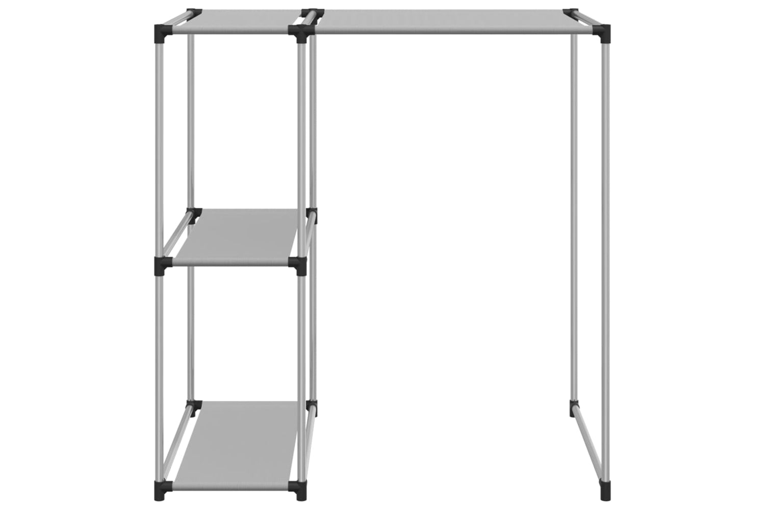 vidaXL 343146 Storage Rack Over Washing Machine Grey 87x55x90.5cm Iron-2
