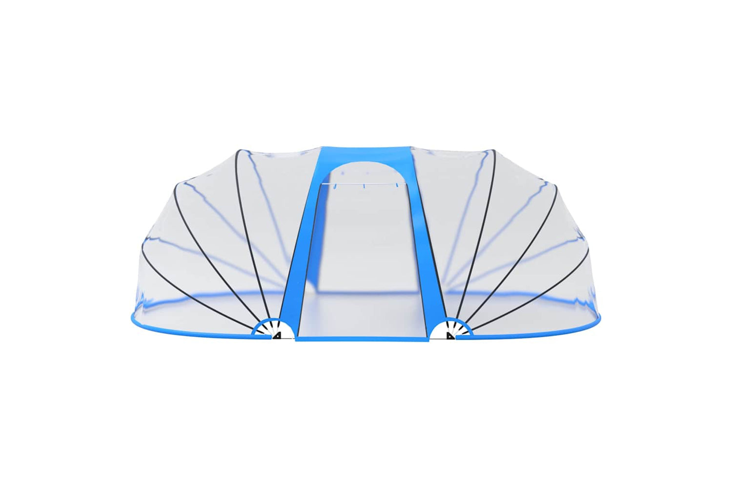 Vidaxl Pool Dome Oval 530x410x210 Cm-3