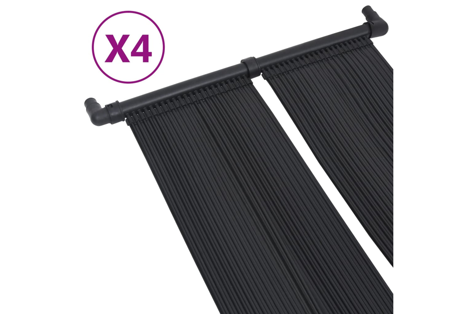 vidaXL 3079662 Solar Pool Heater Panel 4 Pcs 80x310cm-2