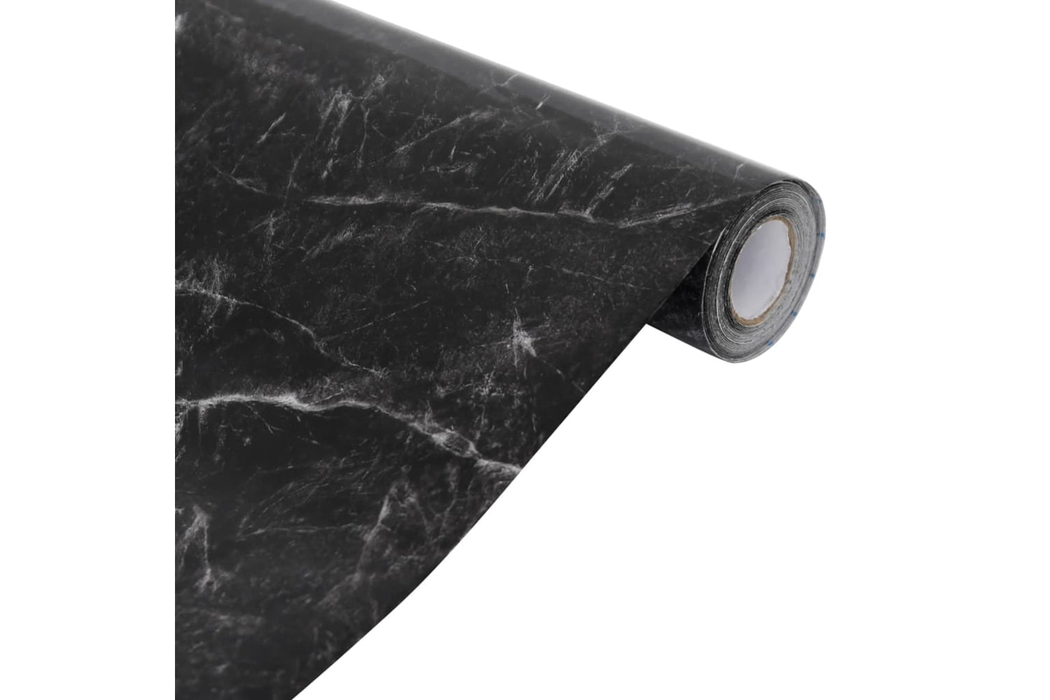 vidaXL 155775 Furniture Sticker Self-adhesive Marble Black 90x500cm Pvc-5