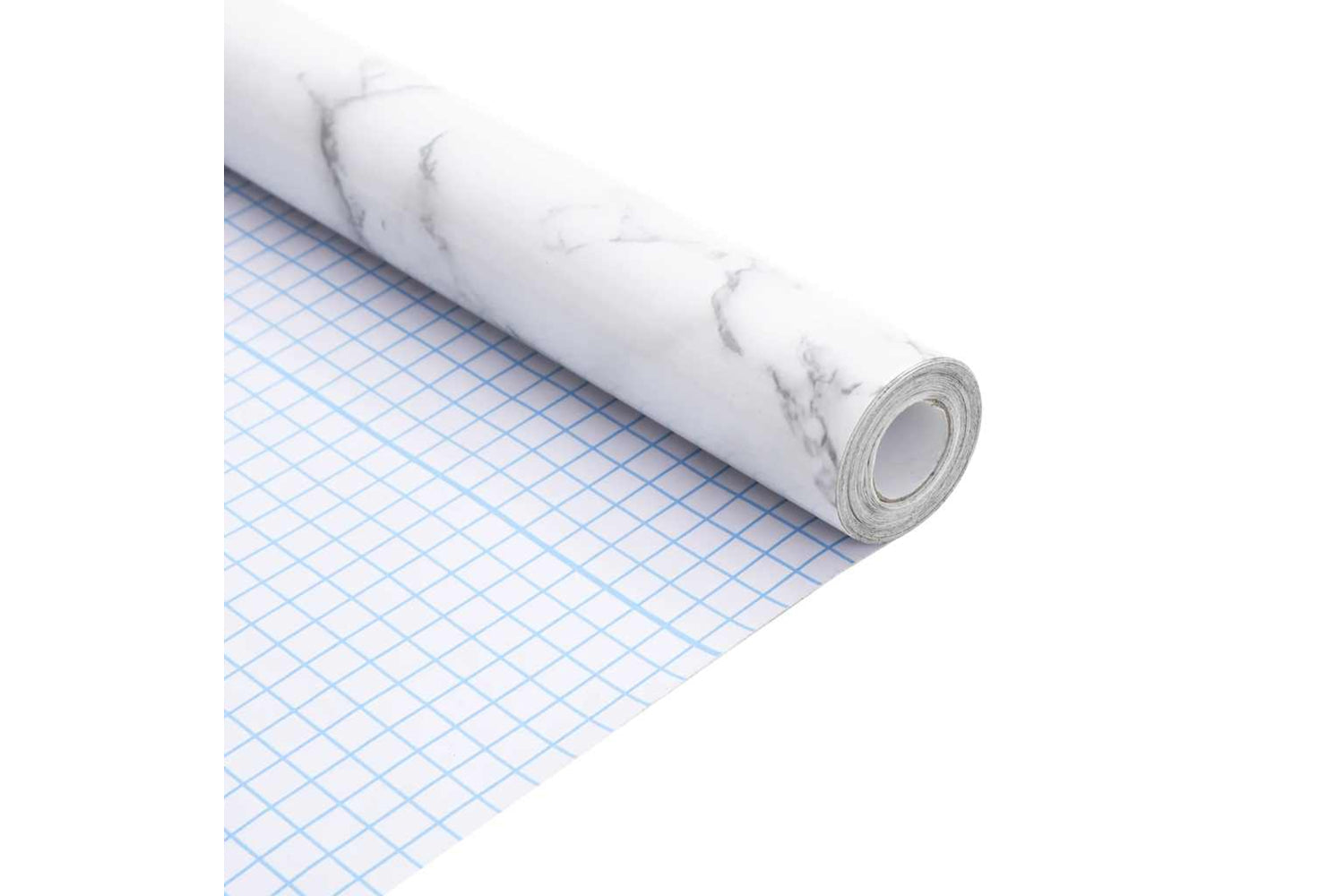 vidaXL 155774 Furniture Sticker Self-adhesive Marble White 90x500cm Pvc-6